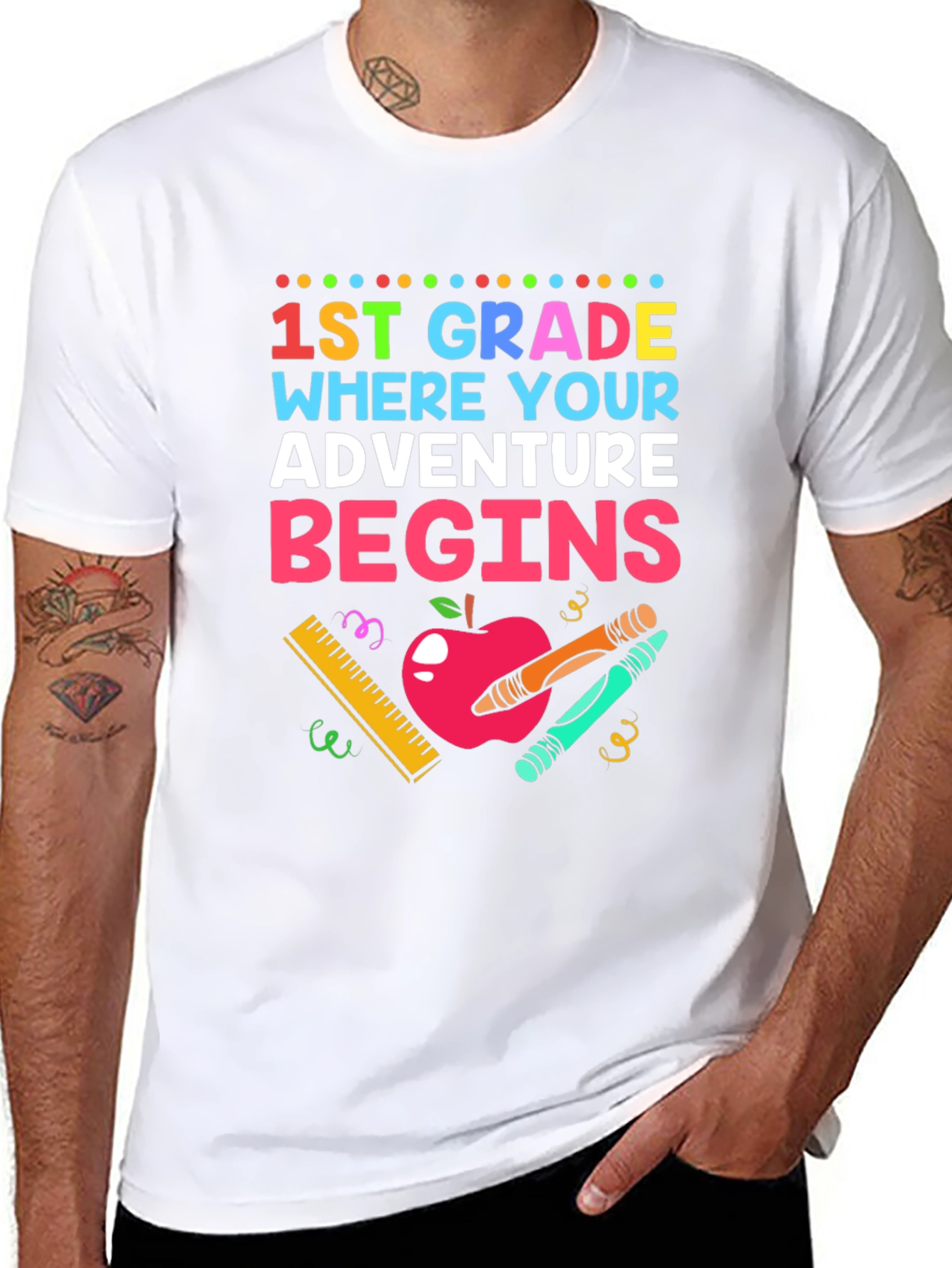 1st Grade Adventure Begins T-Shirt