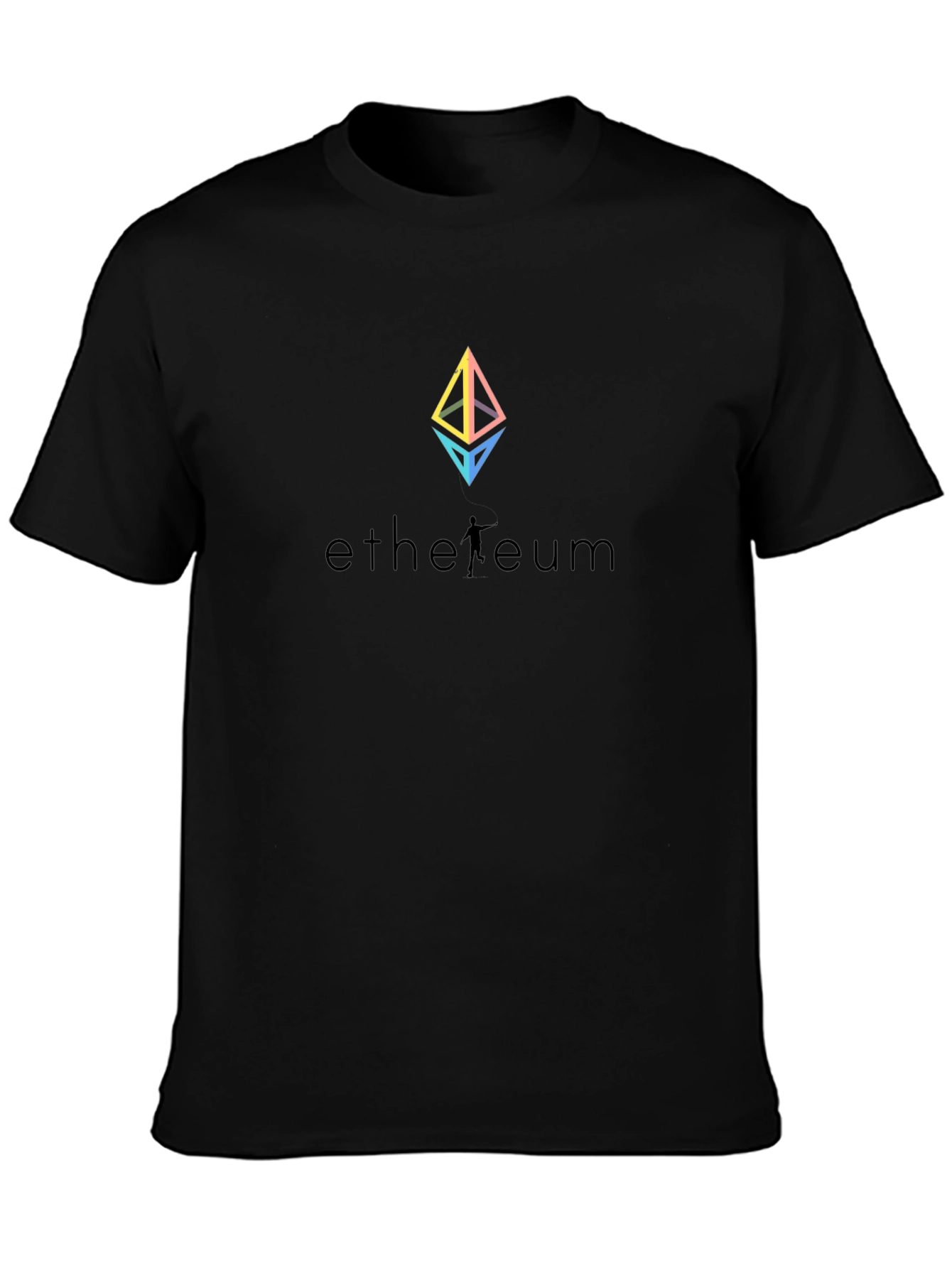 Ethereum Crypto Black T-Shirt - Stylish & Comfortable