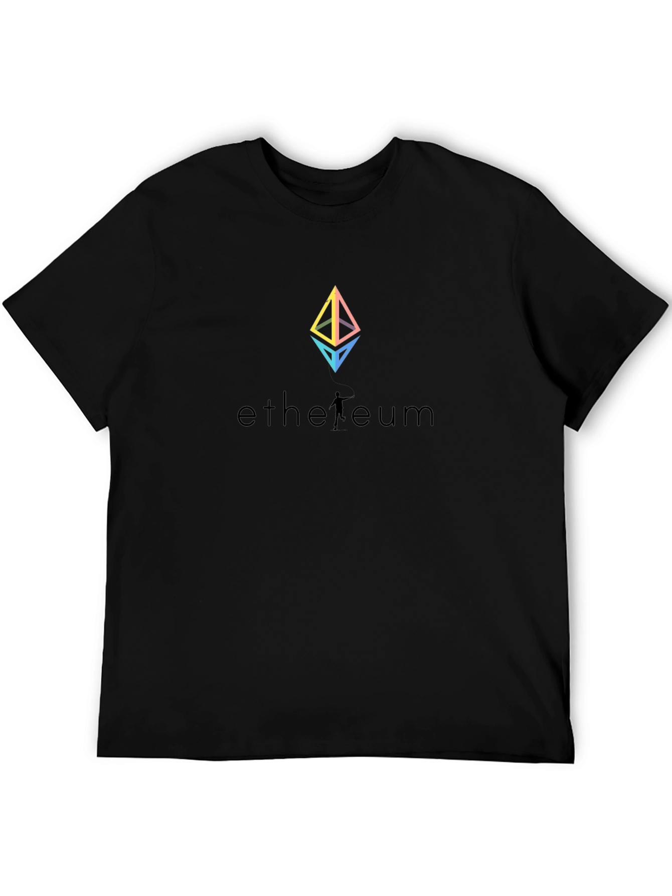Ethereum Crypto Black T-Shirt - Stylish & Comfortable
