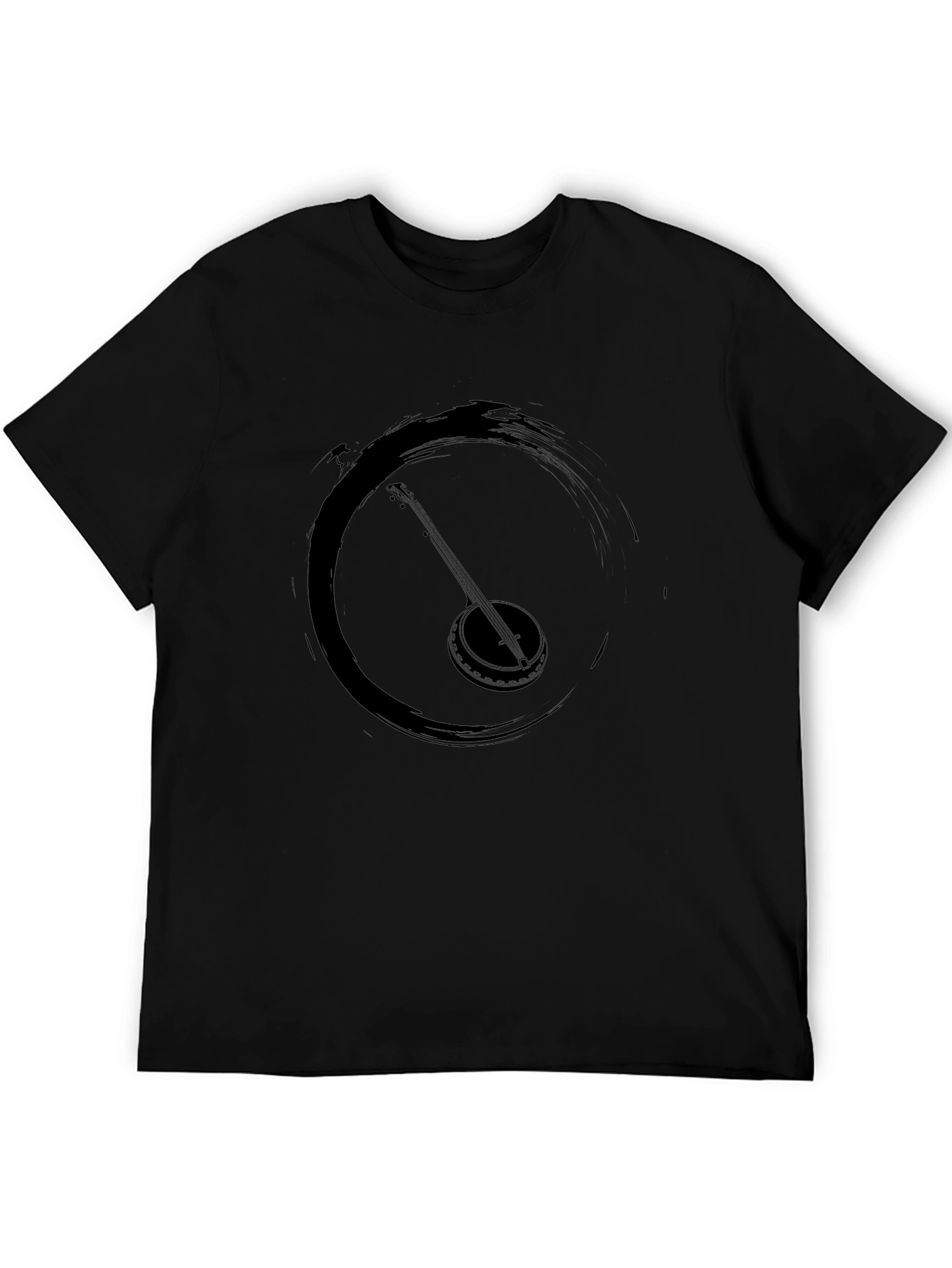 Banjo Circle Graphic Tee - Classic Black T-Shirt