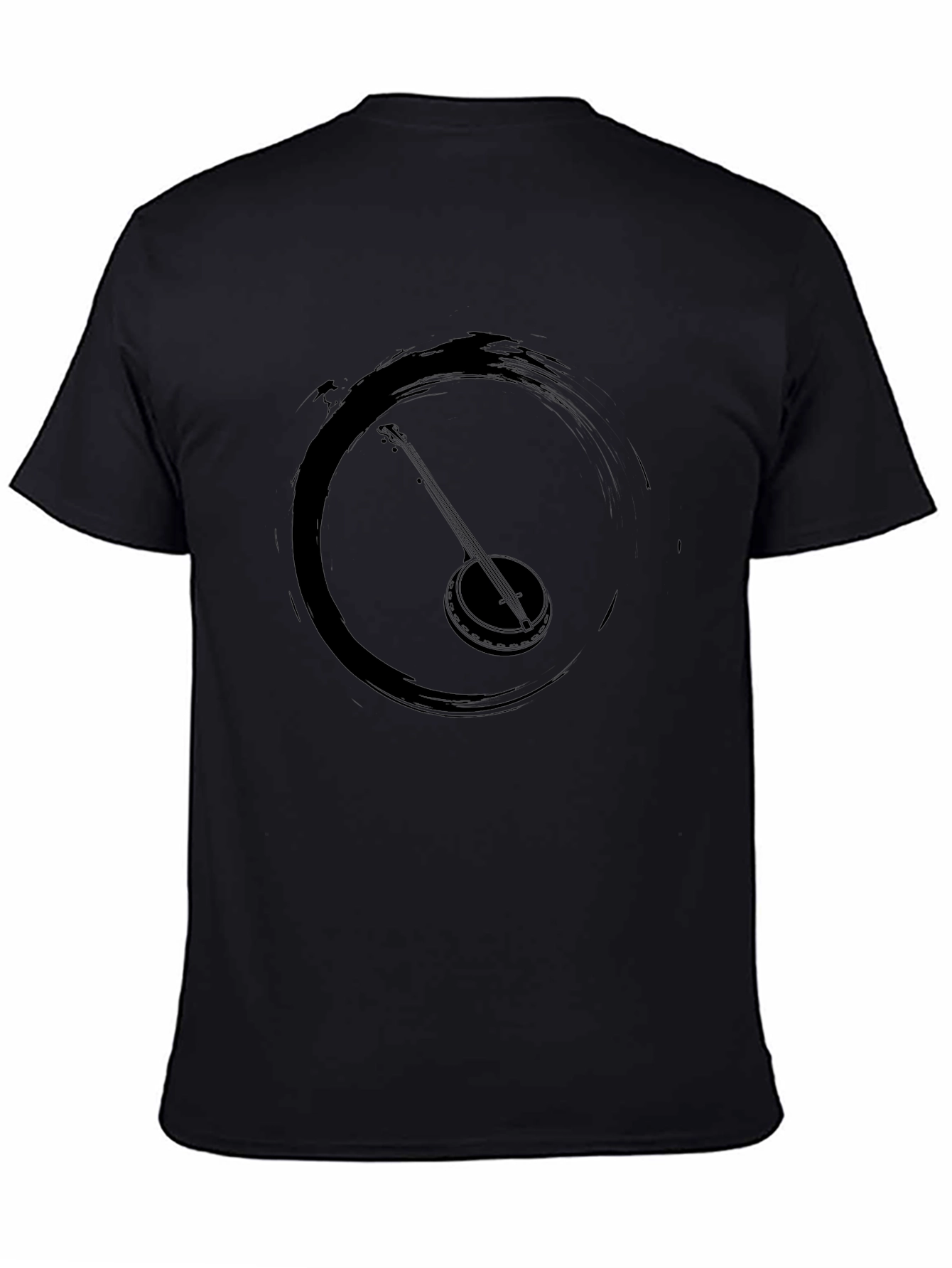 Banjo Circle Graphic Tee - Classic Black T-Shirt