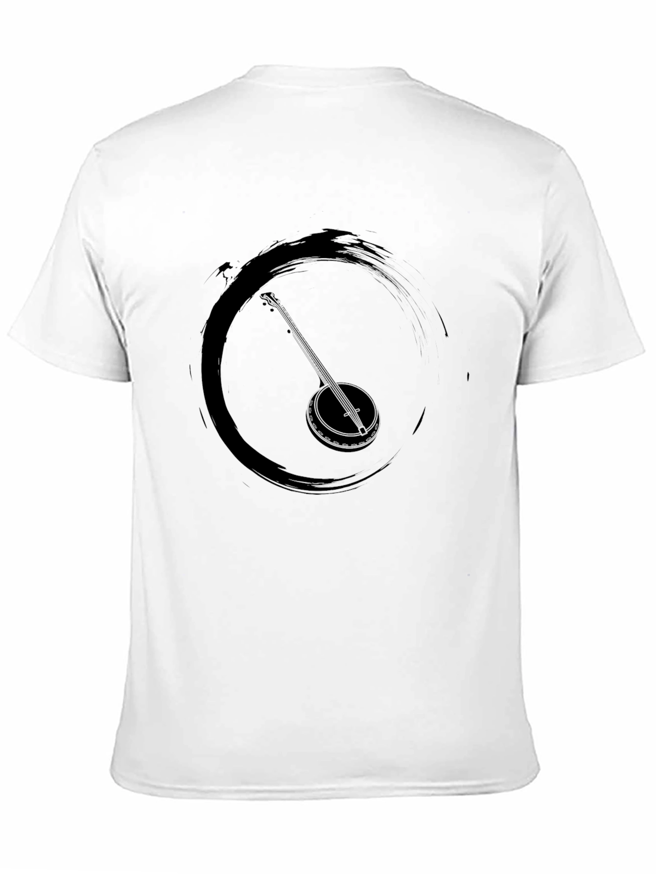 Banjo Circle Graphic Tee - Classic Black T-Shirt