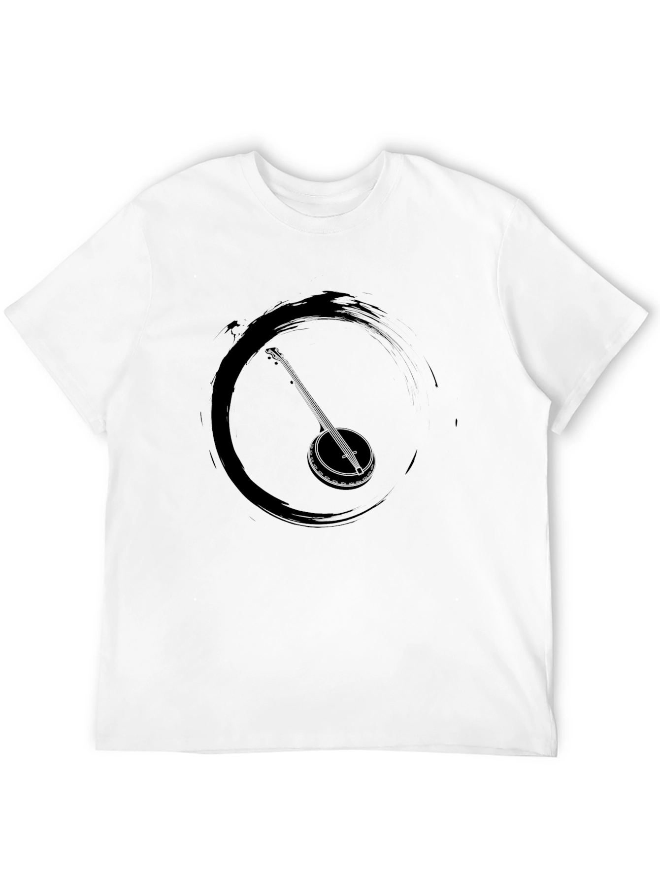 Banjo Circle Graphic Tee - Classic Black T-Shirt