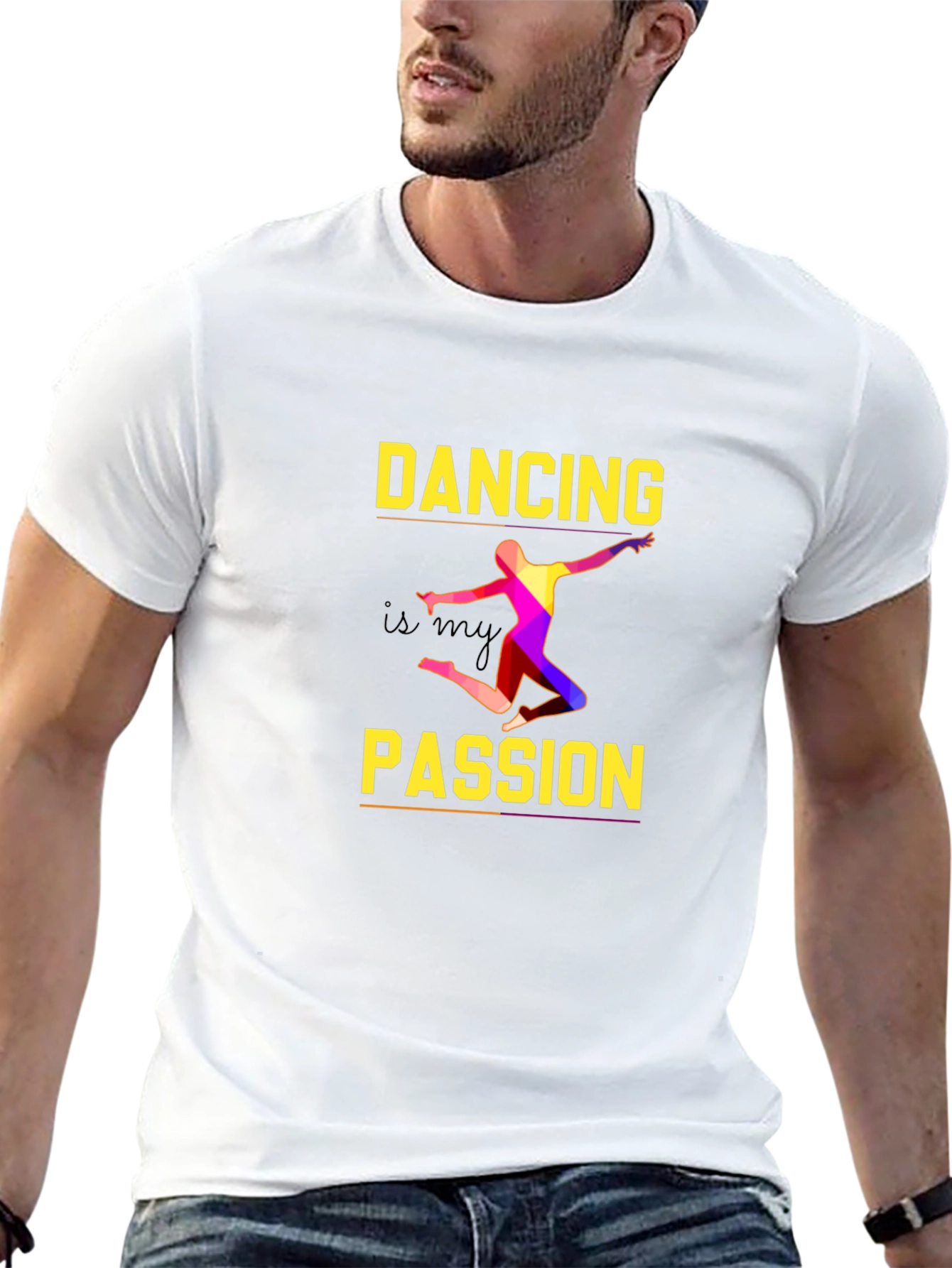 Dancing is My Passion Graphic Tee - Black