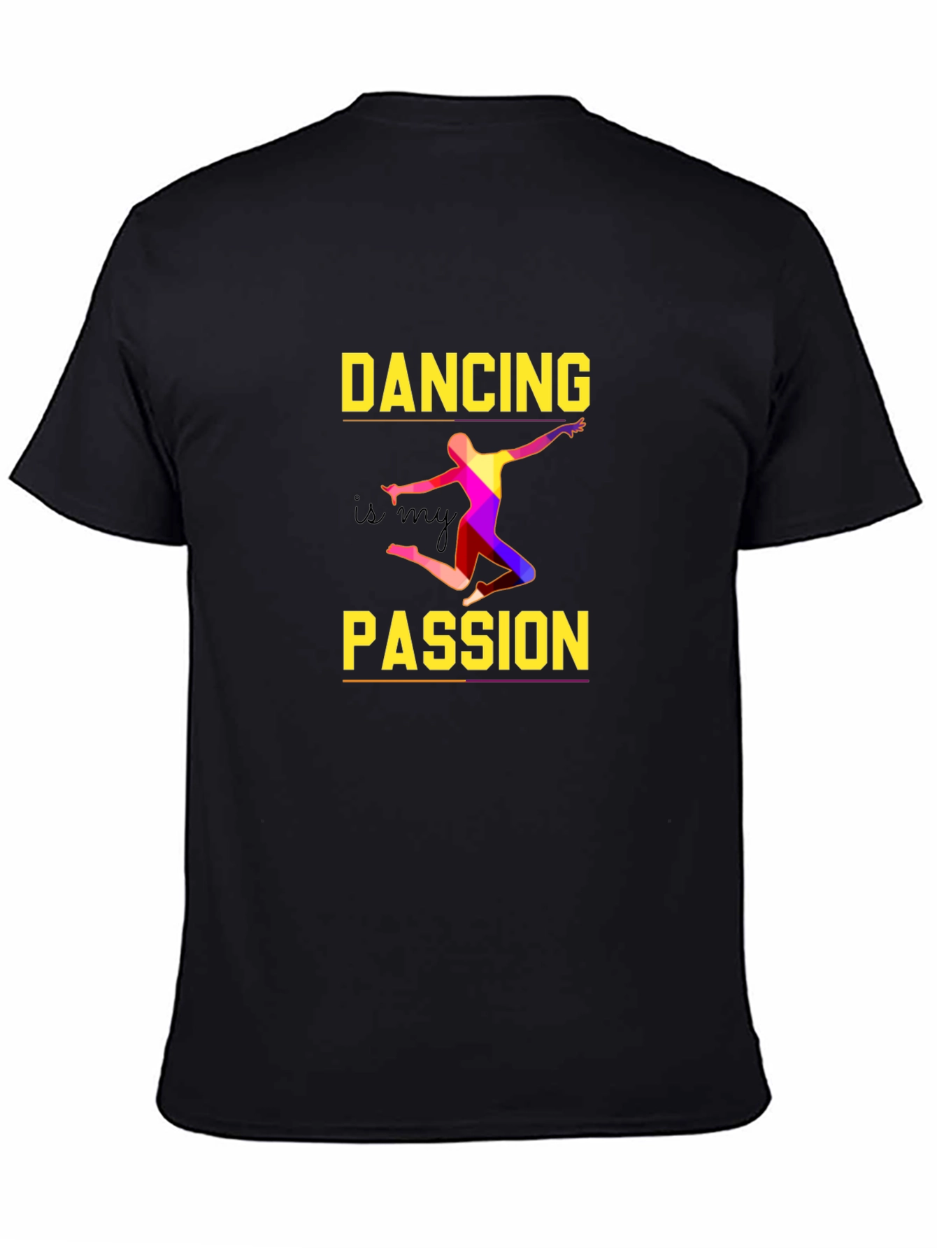 Dancing is My Passion Graphic Tee - Black