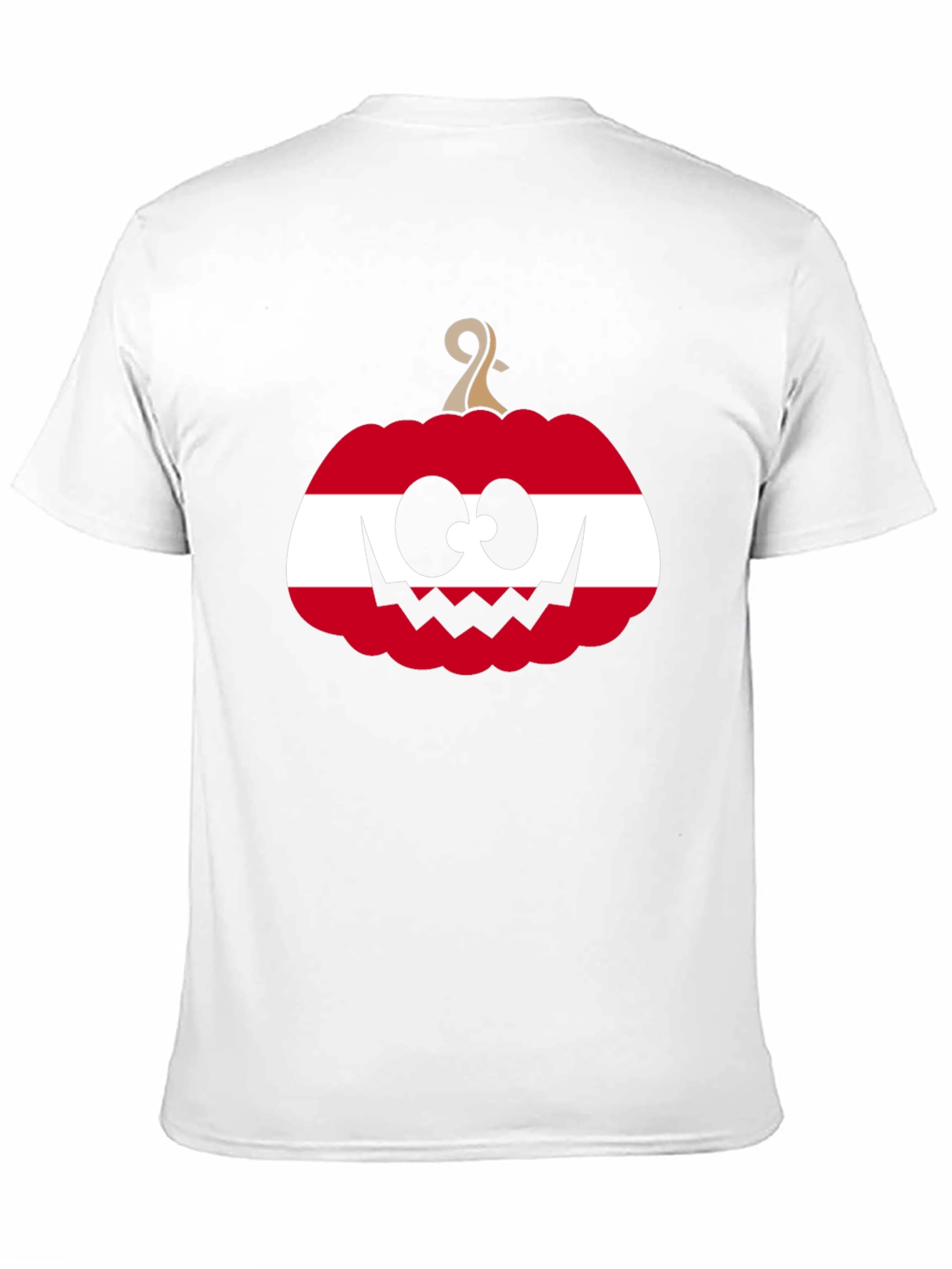 Austrian Flag Pumpkin Halloween T-Shirt