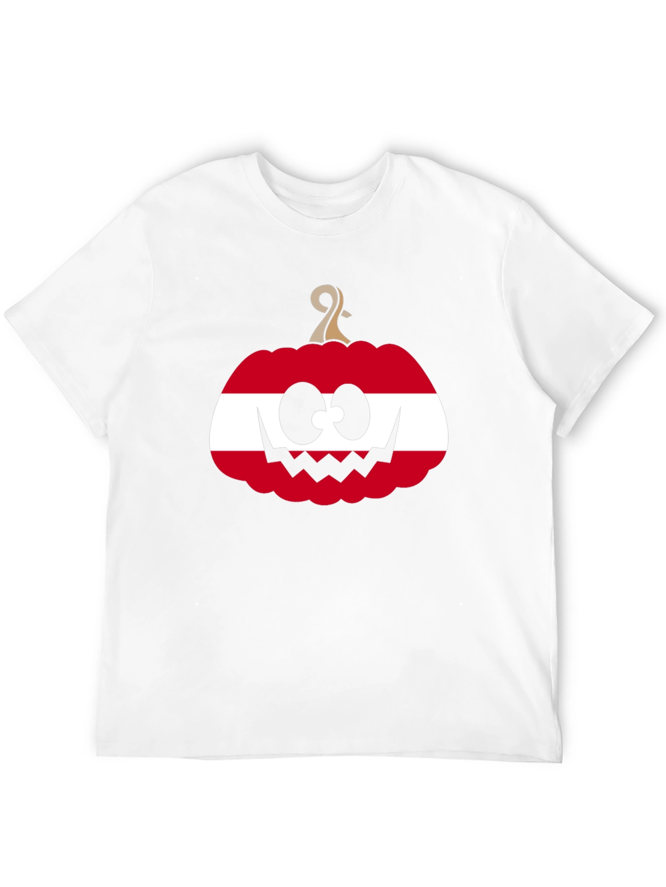 Austrian Flag Pumpkin Halloween T-Shirt