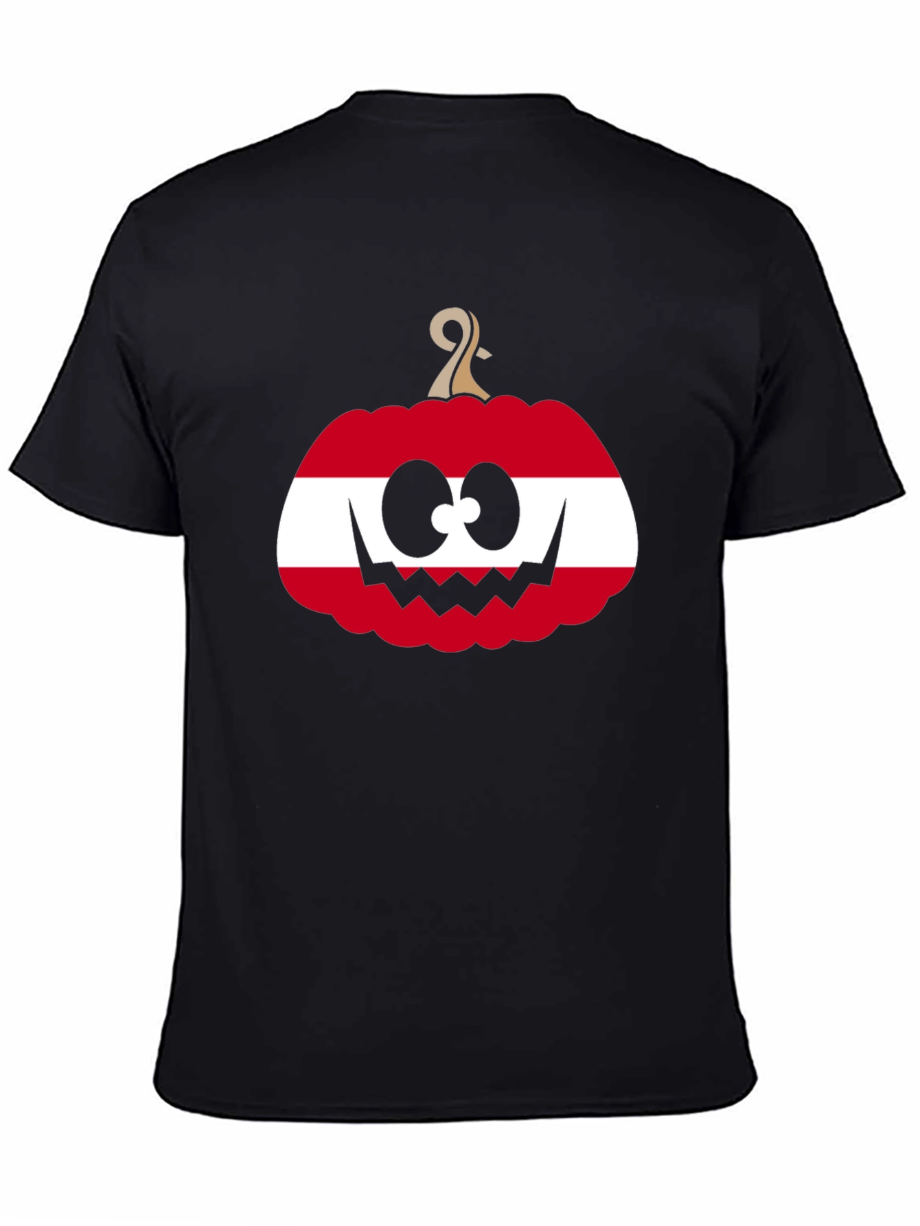 Austrian Flag Pumpkin Halloween T-Shirt