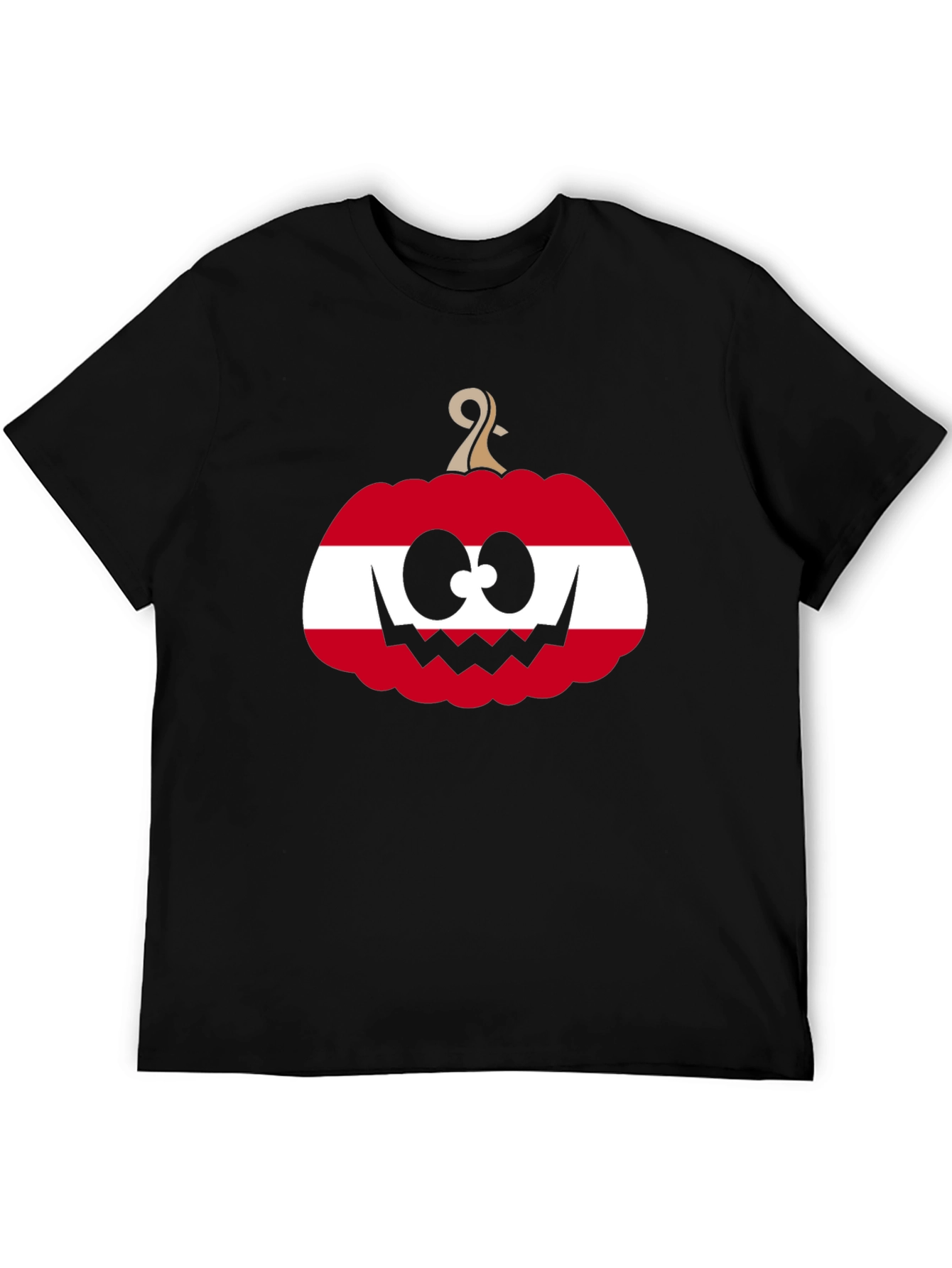 Austrian Flag Pumpkin Halloween T-Shirt