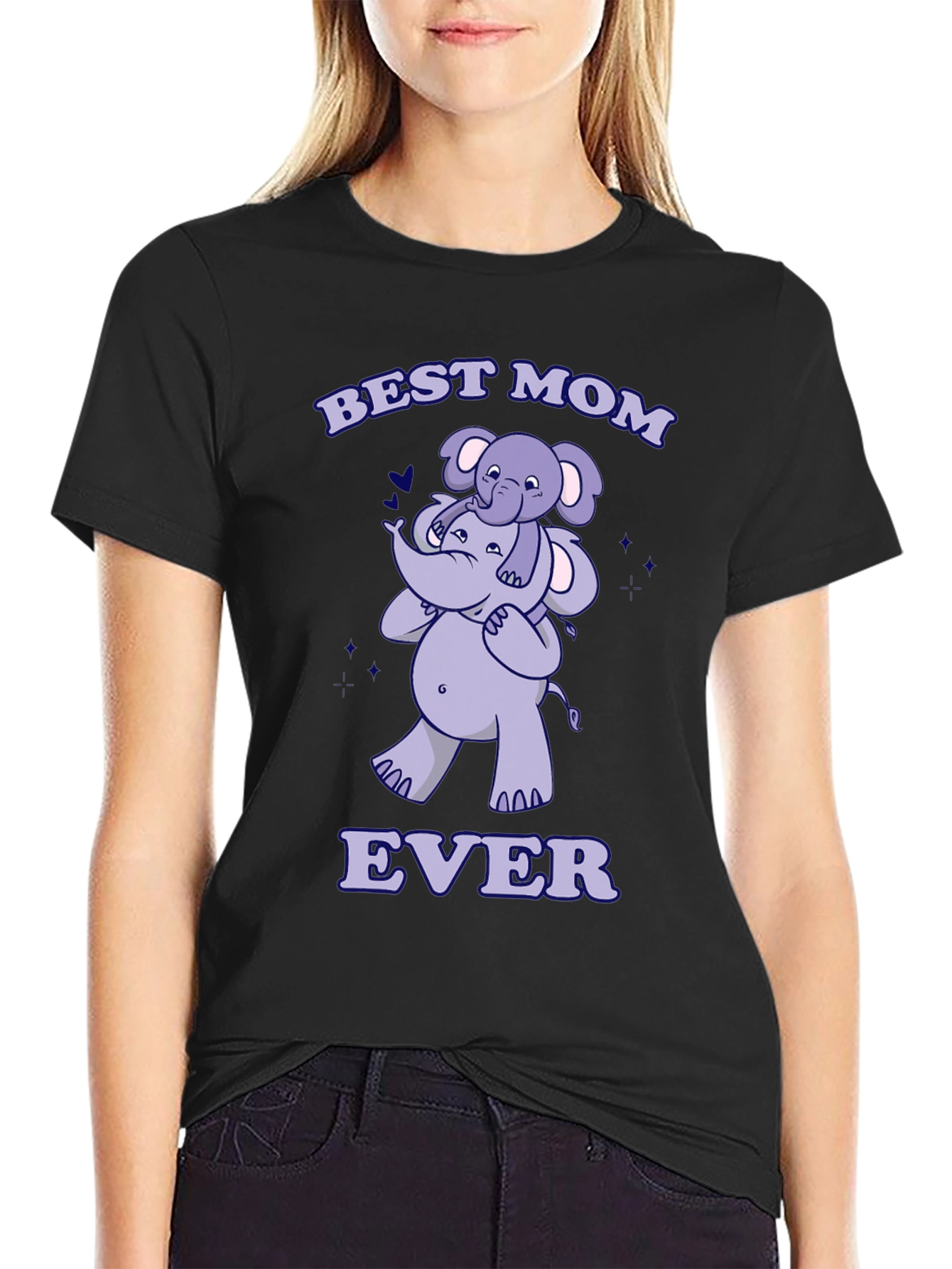 Best Mom Ever Elephant Graphic Tee - Unisex T-Shirt