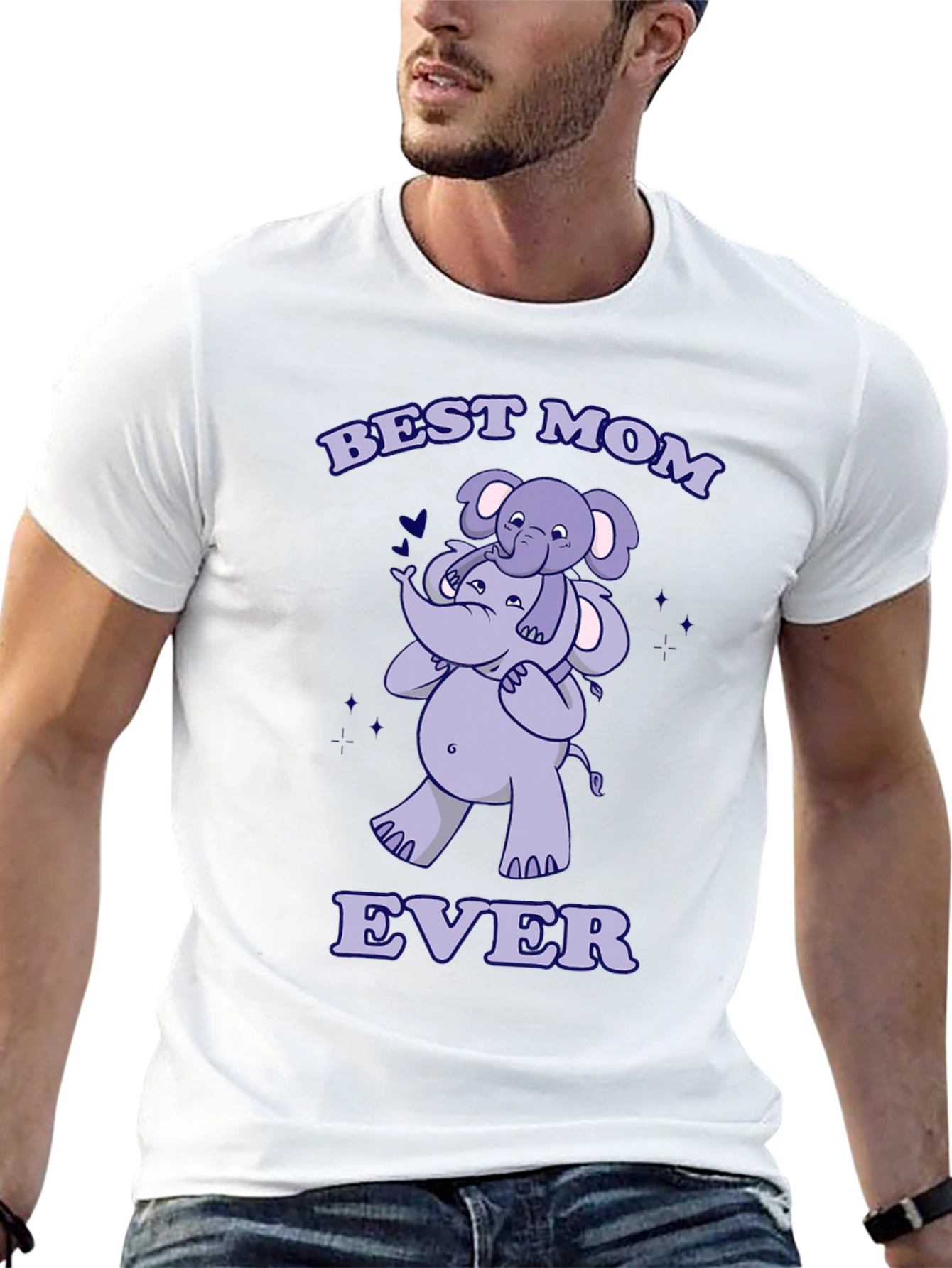 Best Mom Ever Elephant Graphic Tee - Unisex T-Shirt