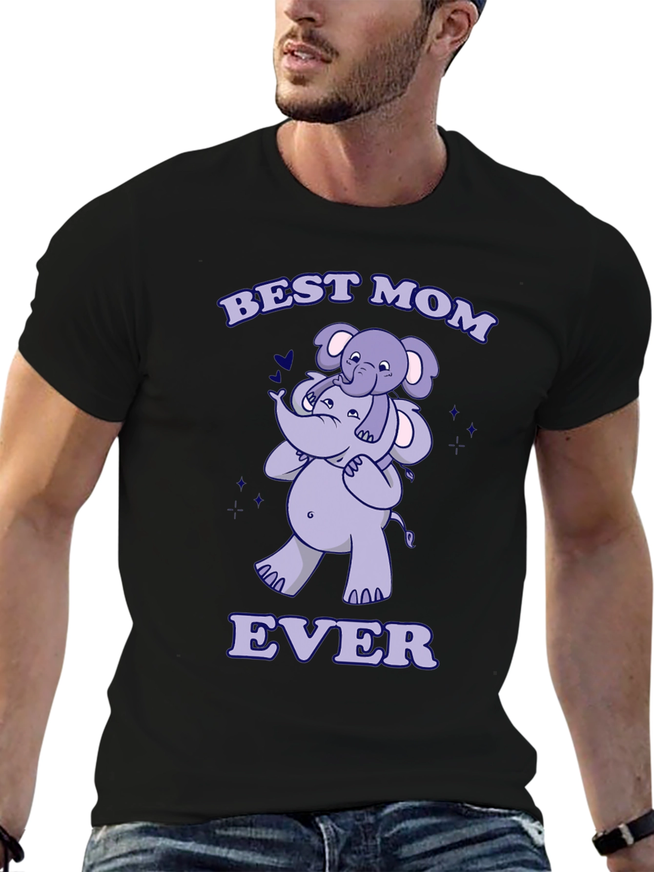 Best Mom Ever Elephant Graphic Tee - Unisex T-Shirt
