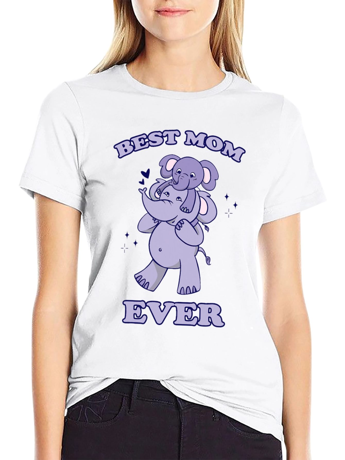 Best Mom Ever Elephant Graphic Tee - Unisex T-Shirt