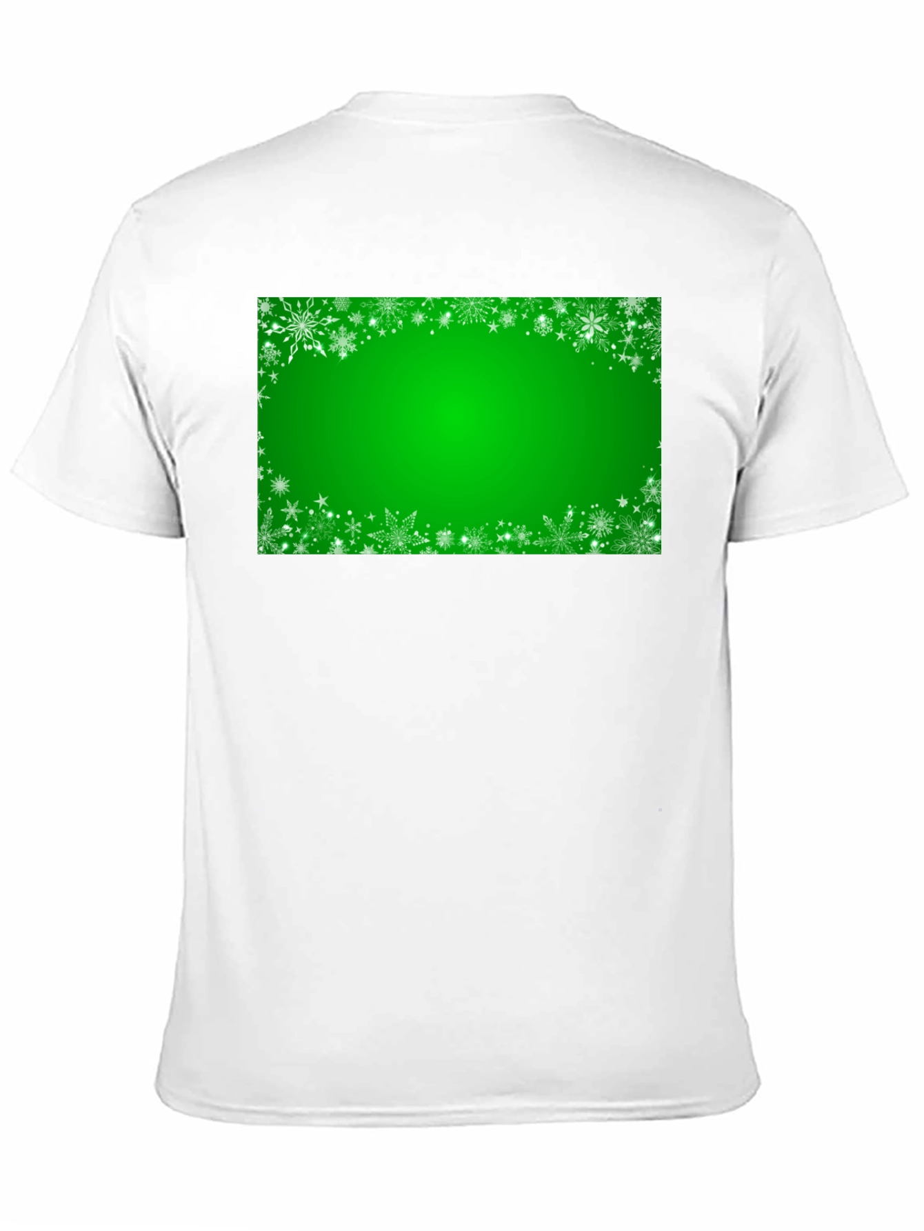 Festive Green Snowflake Graphic Tee