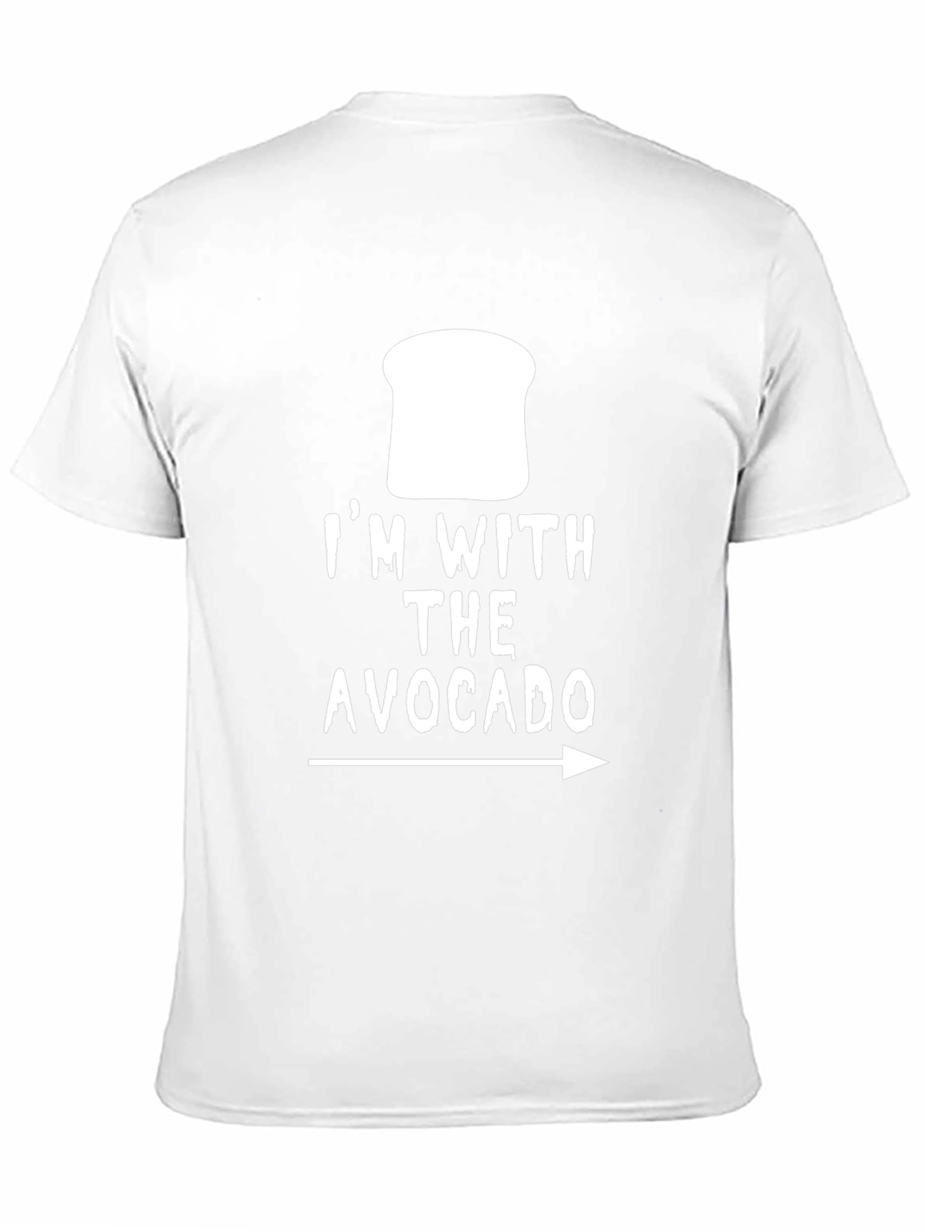 Im With The Avocado T-Shirt - Funny Foodie Tee