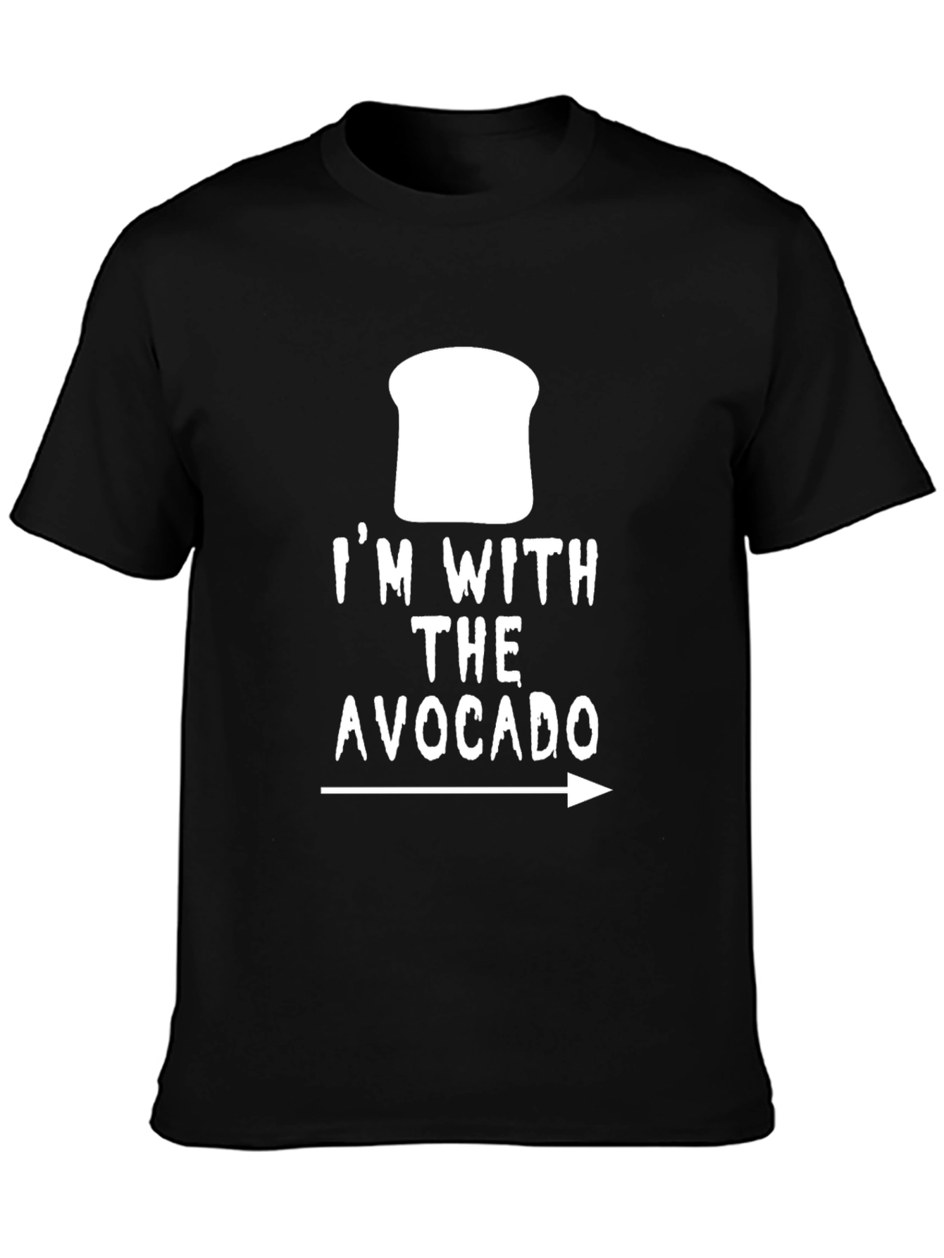 Im With The Avocado T-Shirt - Funny Foodie Tee