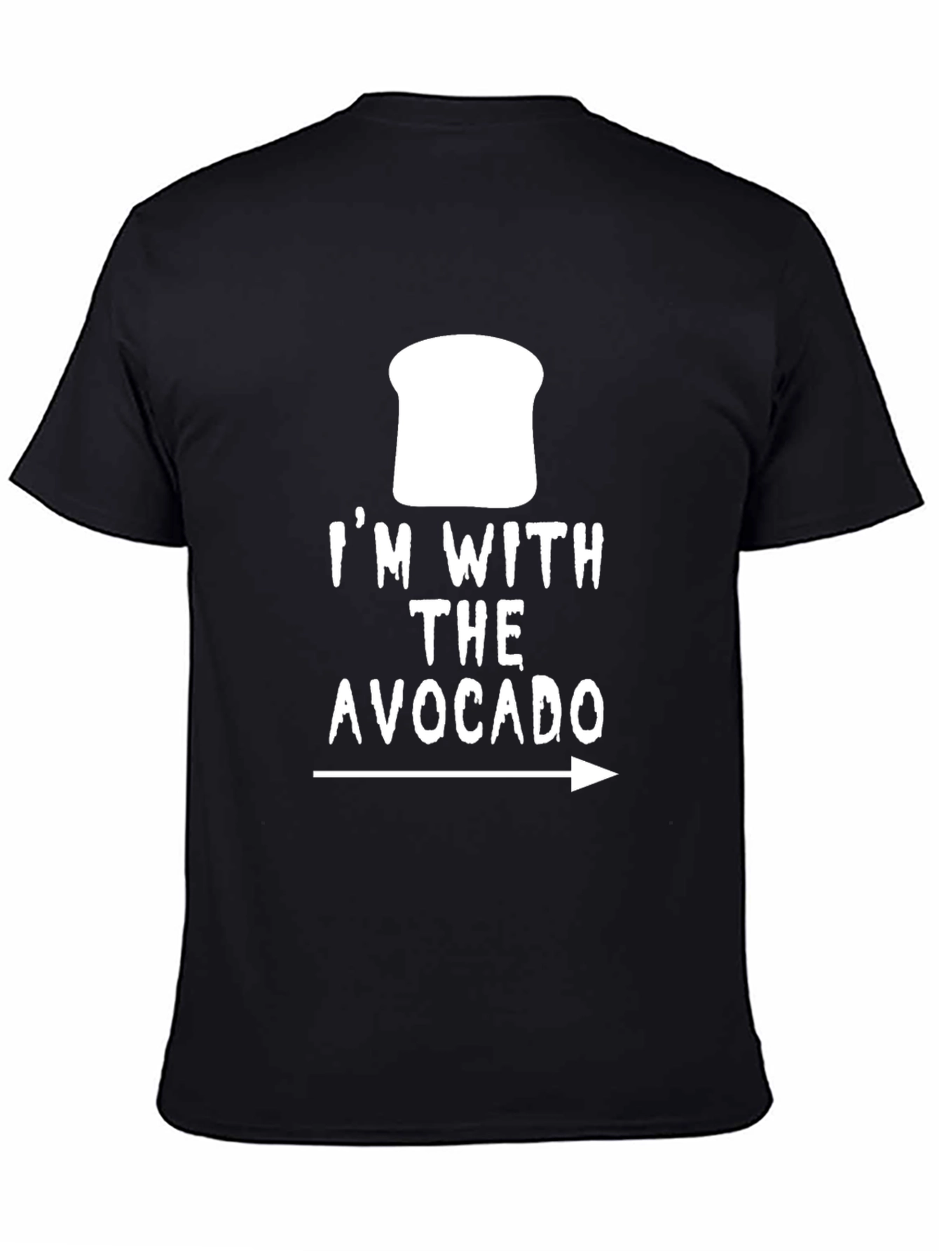 Im With The Avocado T-Shirt - Funny Foodie Tee