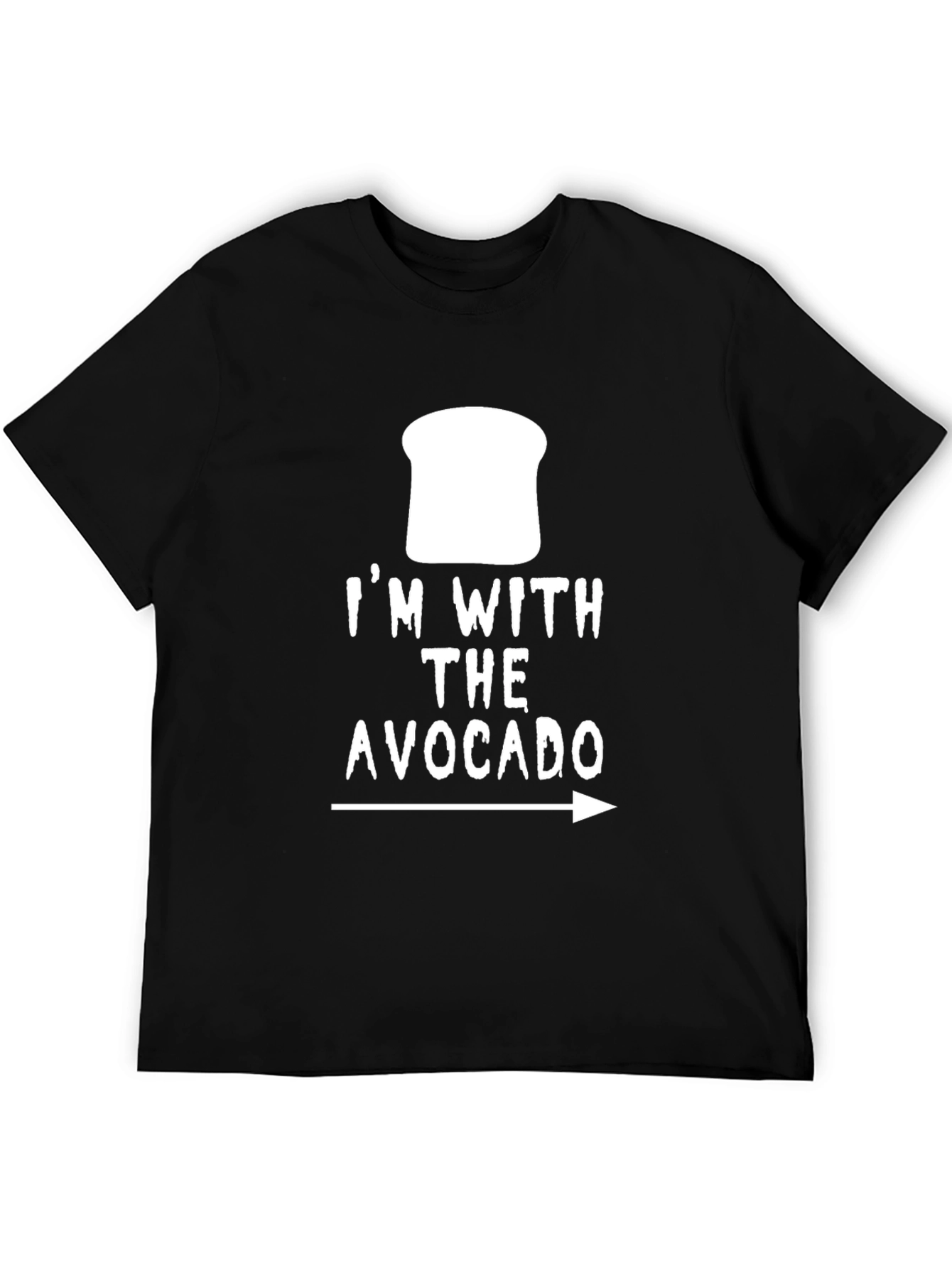 Im With The Avocado T-Shirt - Funny Foodie Tee