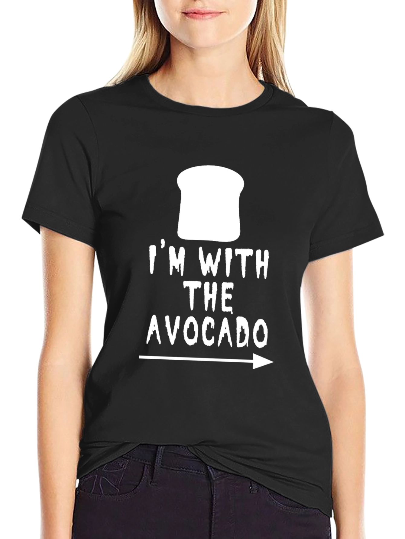 Im With The Avocado T-Shirt - Funny Foodie Tee