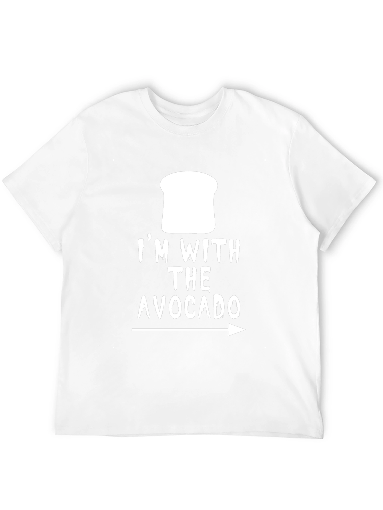 Im With The Avocado T-Shirt - Funny Foodie Tee