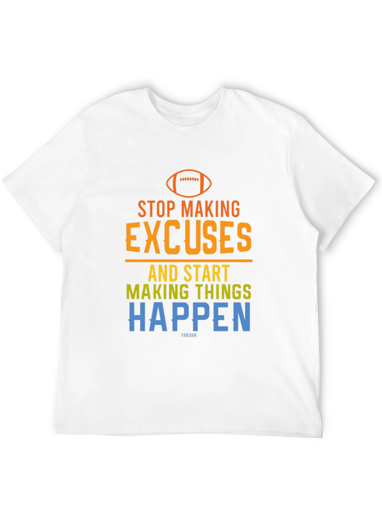 Motivational Football Graphic T-Shirt