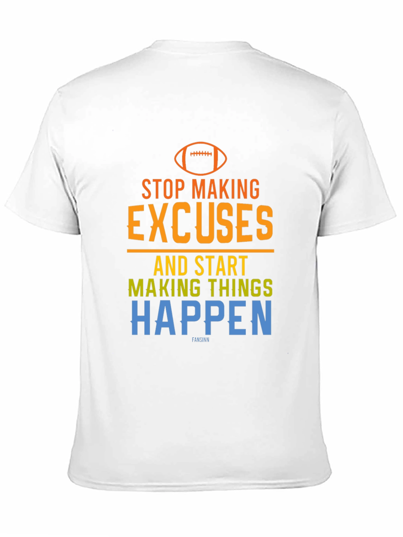 Motivational Football Graphic T-Shirt