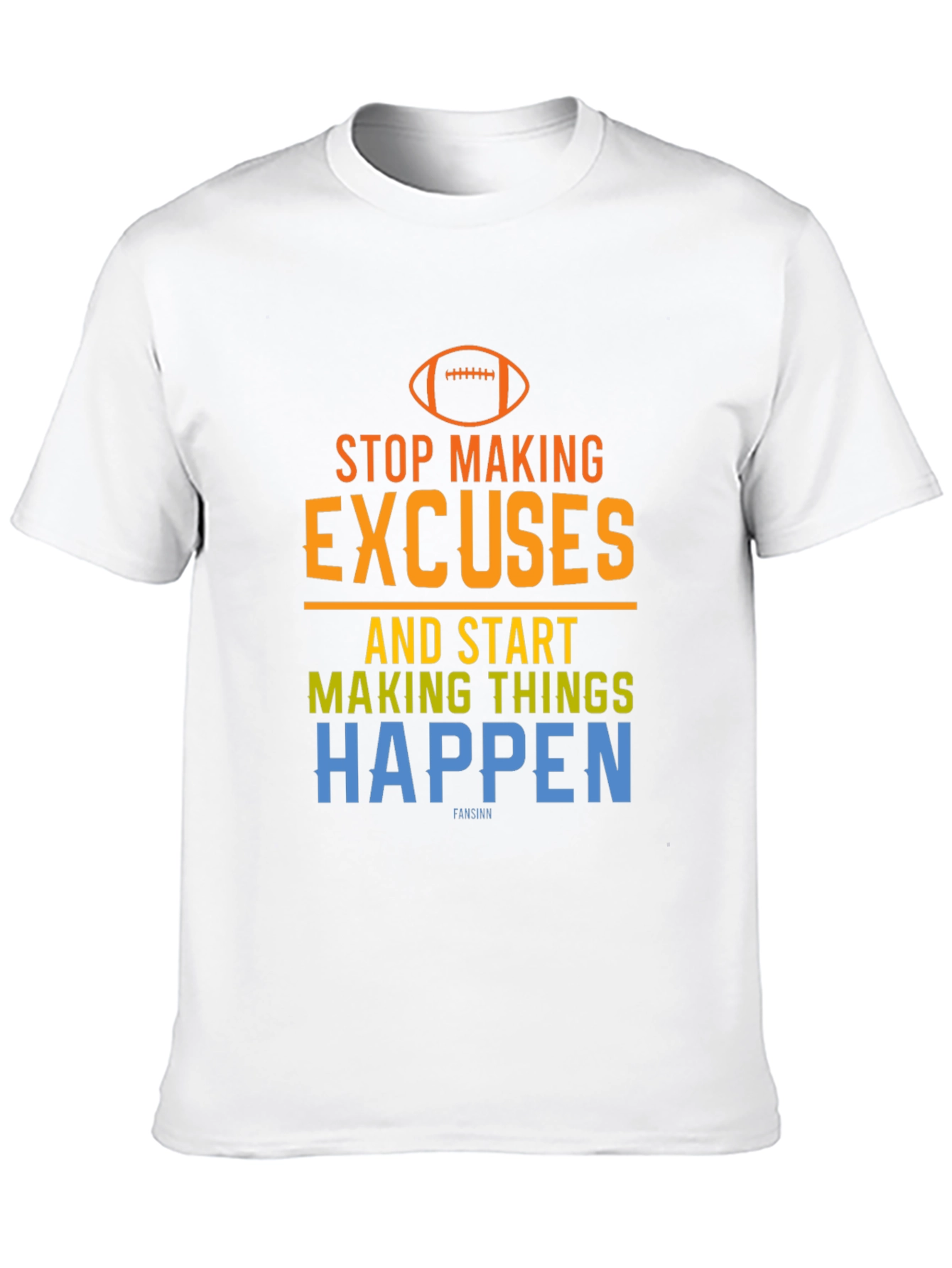 Motivational Football Graphic T-Shirt
