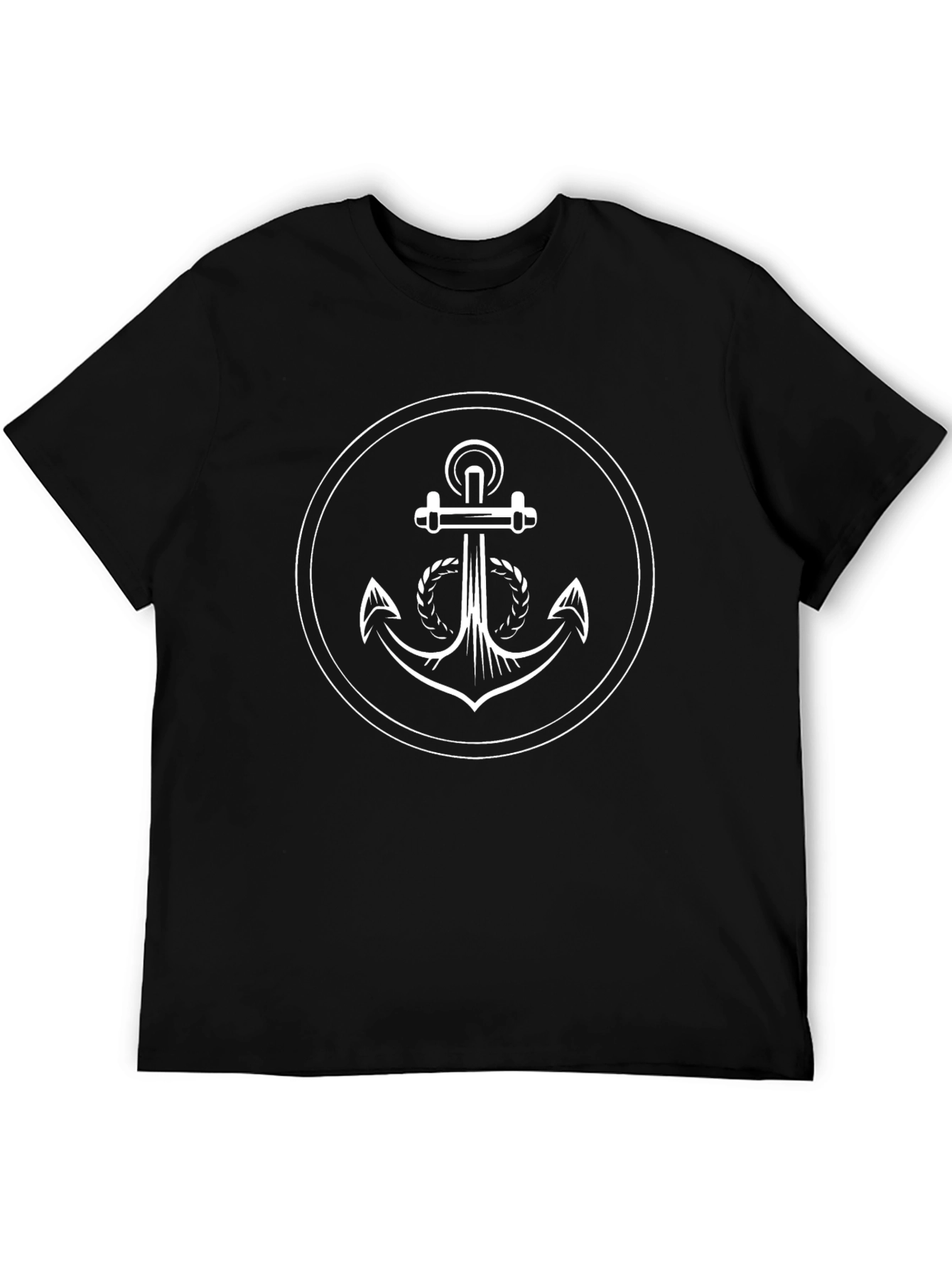Anchor Graphic T-Shirt - Classic Black Tee