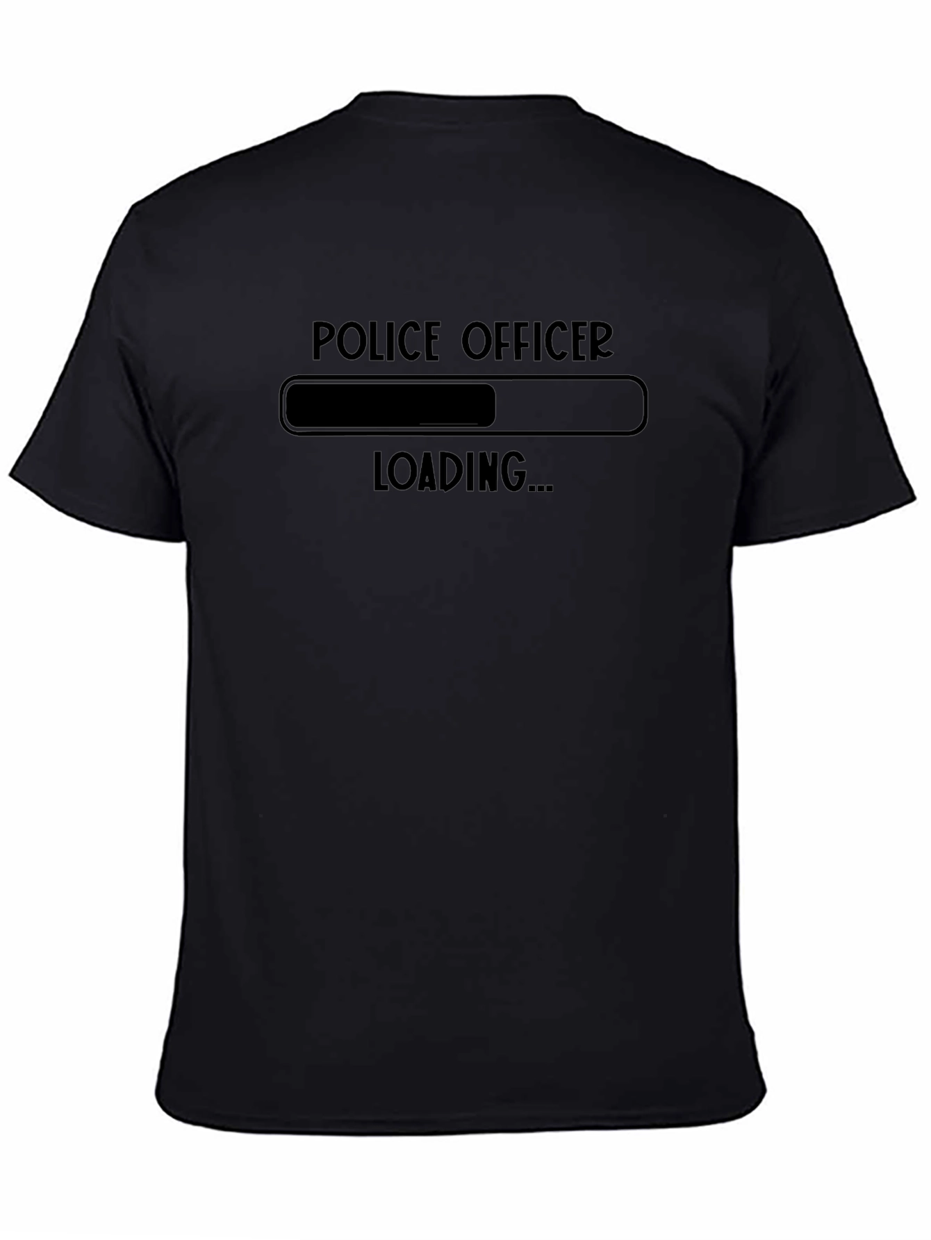 Police Officer Loading Funny Graphic T-Shirt