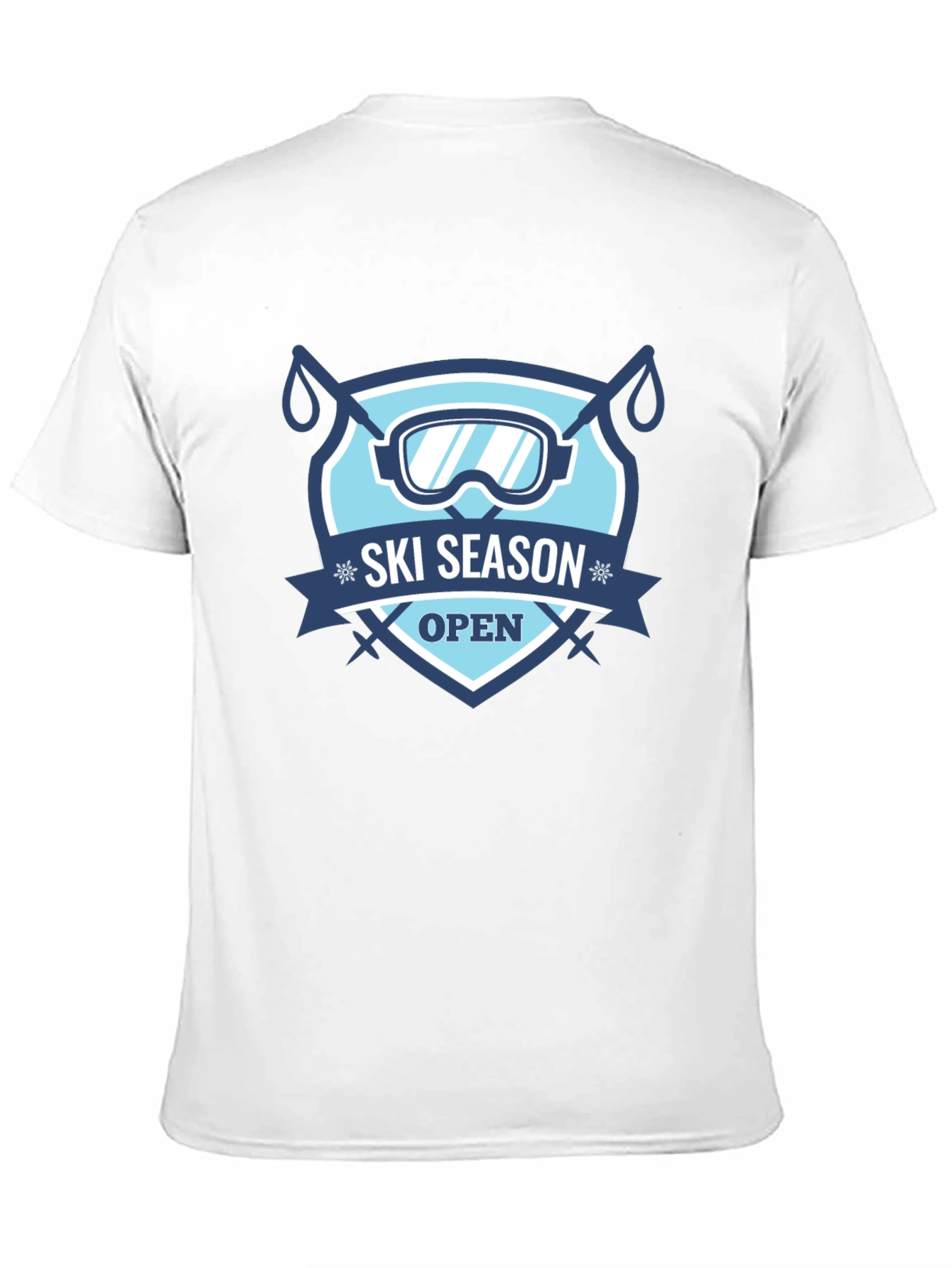 Ski Season Open Black T-Shirt