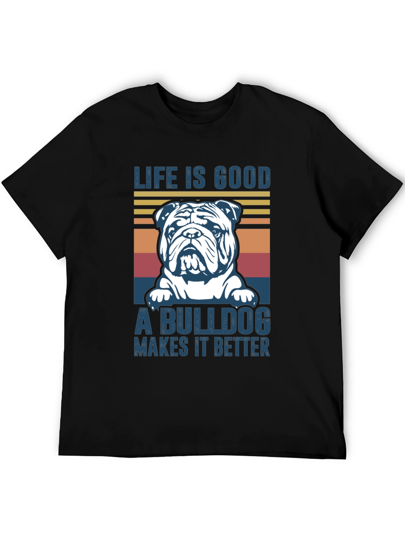 Life is Good Bulldog T-Shirt