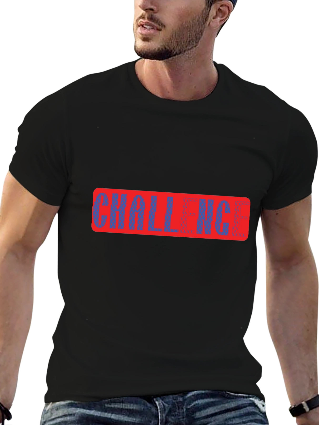 Challenge Graphic Tee - Trendy Casual Wear