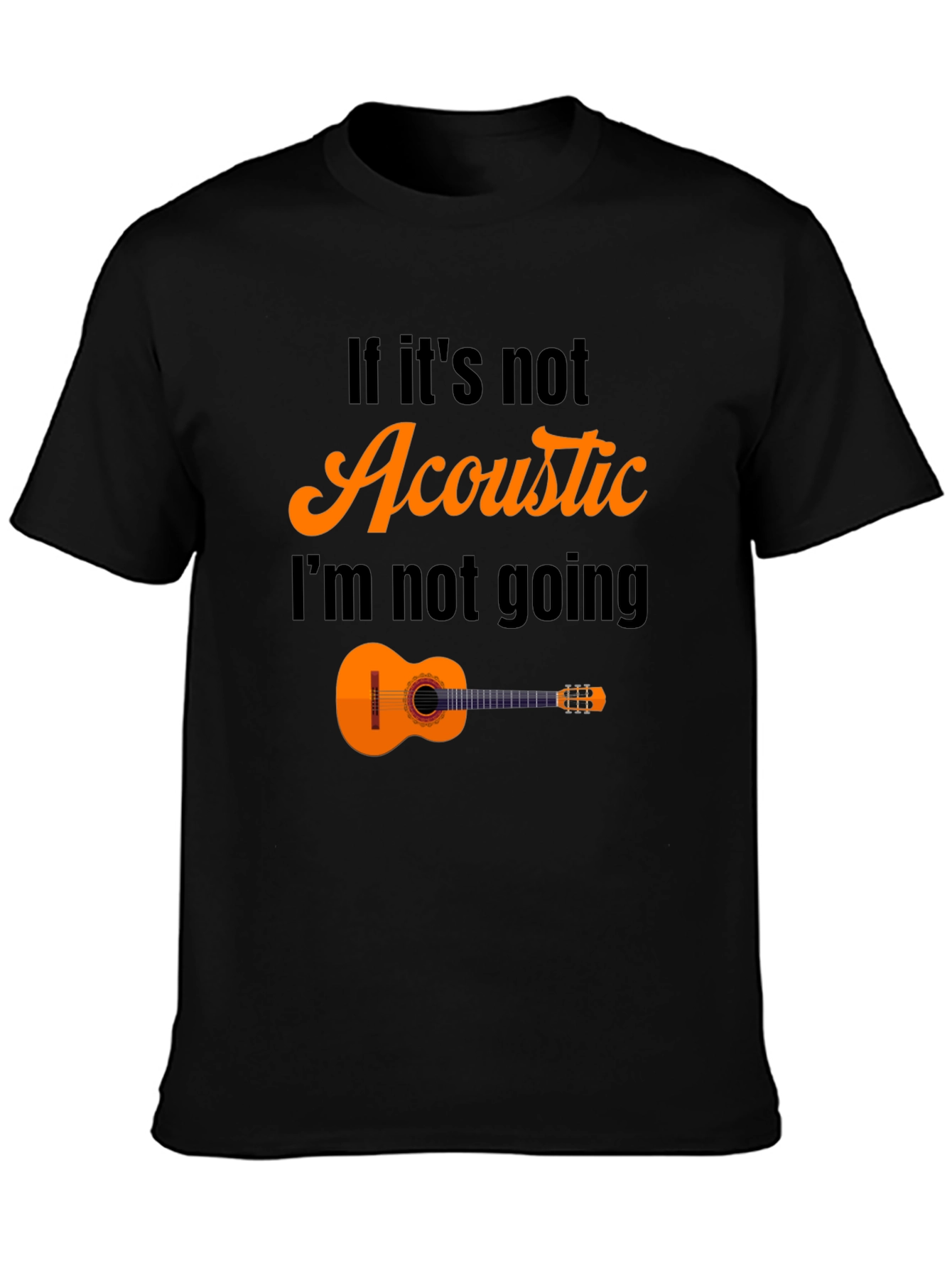 Acoustic Music T-Shirt - Funny Musician Tee