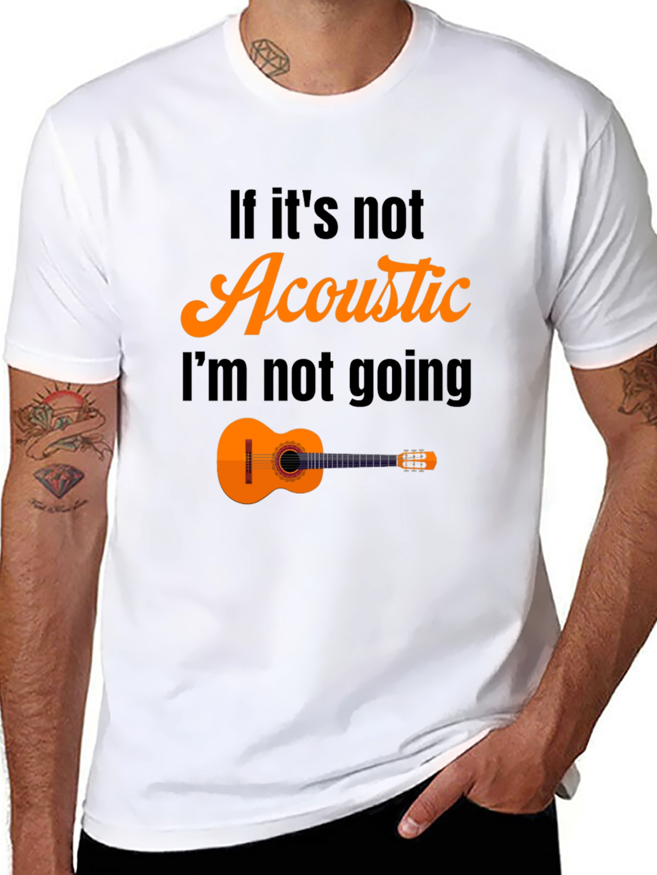 Acoustic Music T-Shirt - Funny Musician Tee
