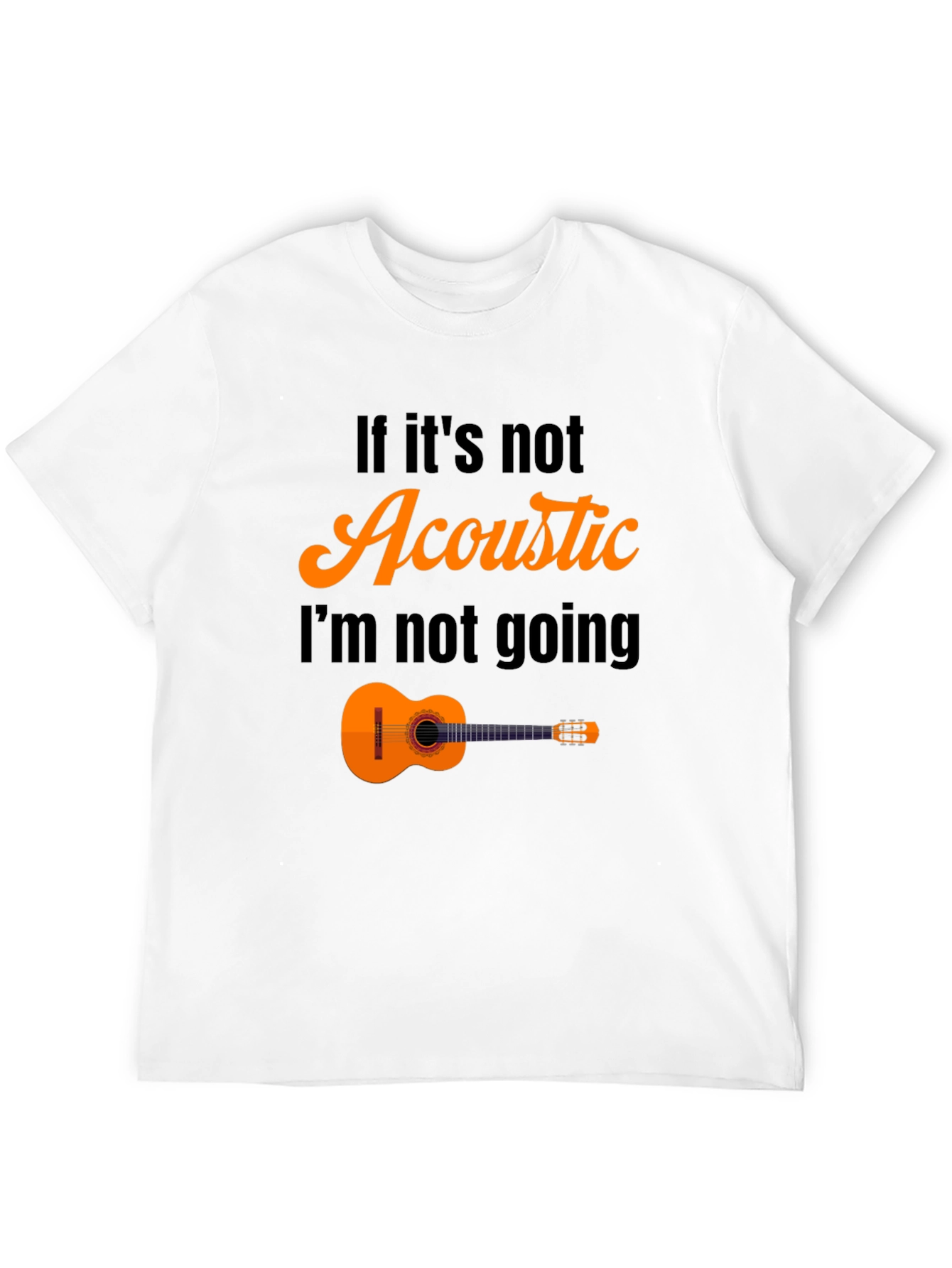 Acoustic Music T-Shirt - Funny Musician Tee
