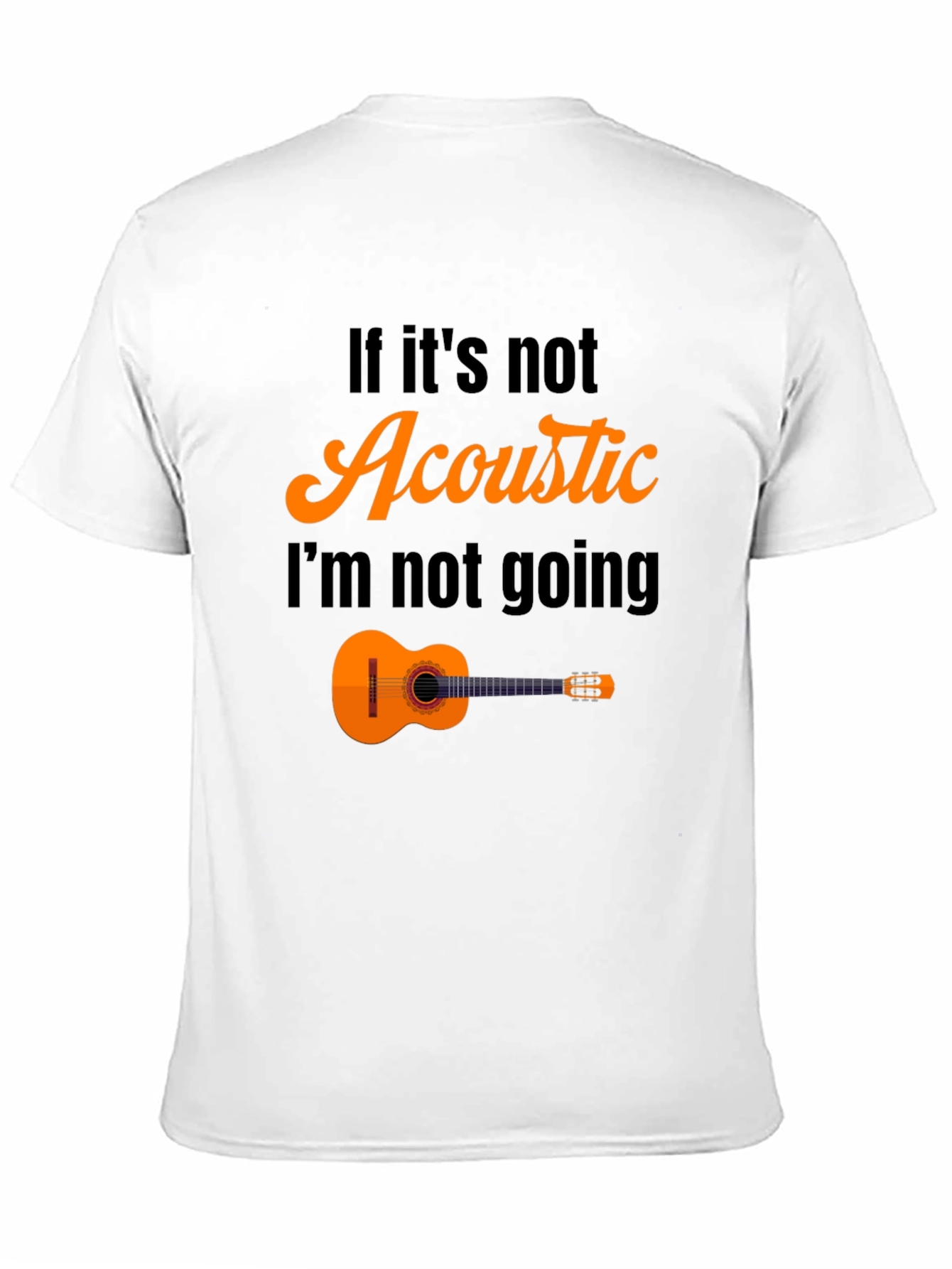Acoustic Music T-Shirt - Funny Musician Tee