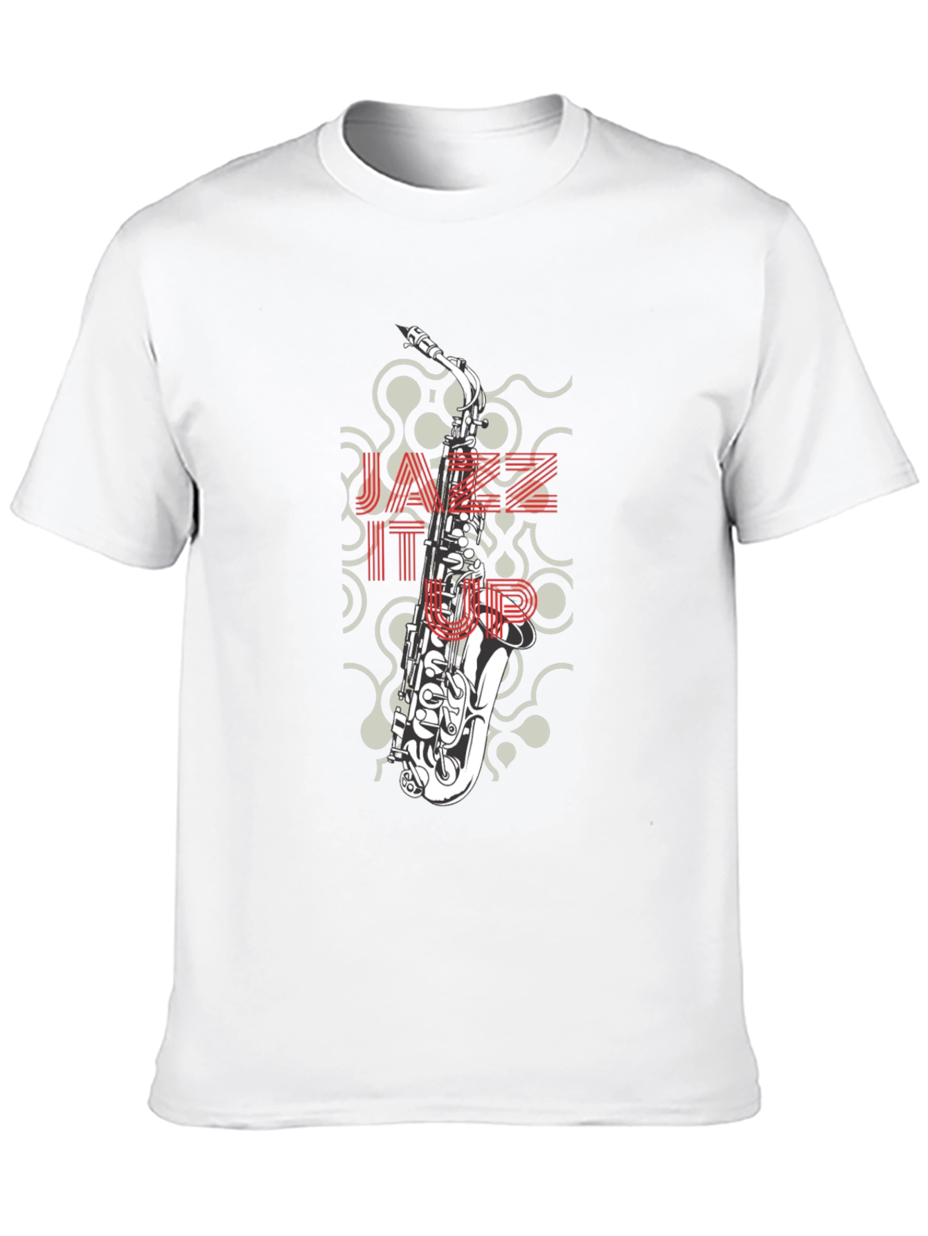 Jazzy Saxophone Graphic T-Shirt