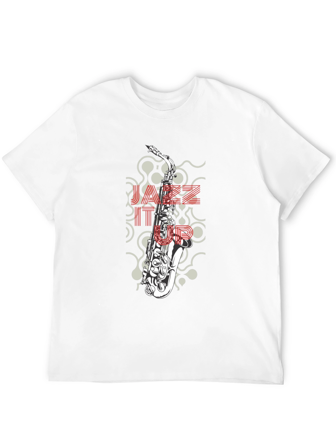 Jazzy Saxophone Graphic T-Shirt