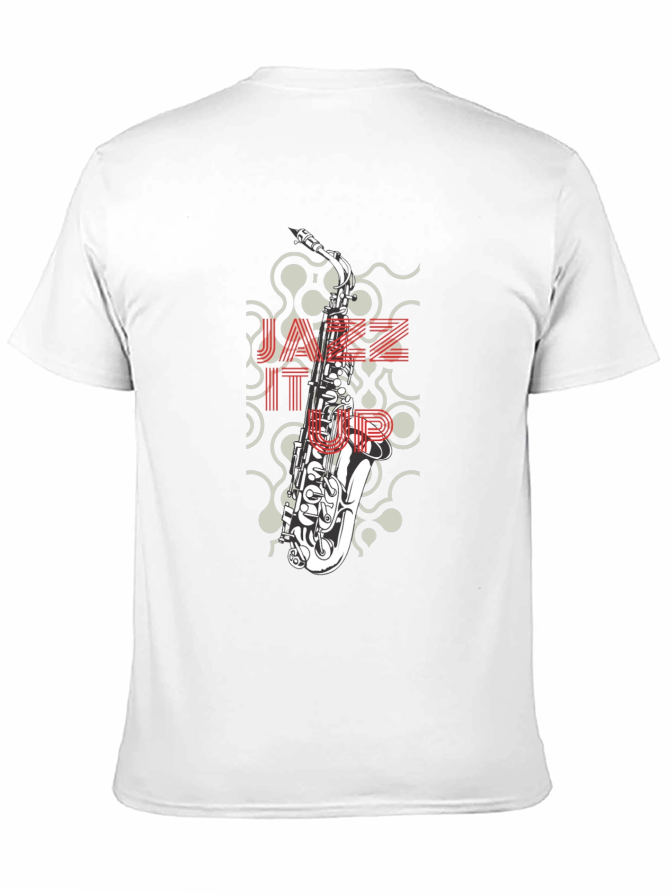 Jazzy Saxophone Graphic T-Shirt