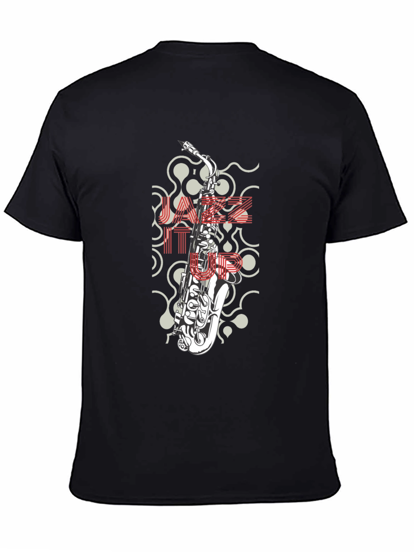 Jazzy Saxophone Graphic T-Shirt