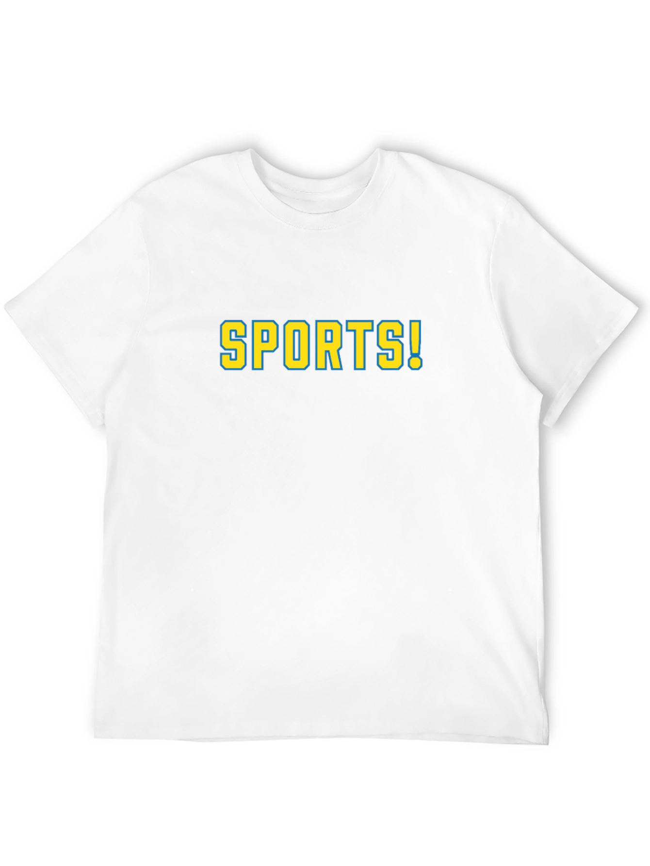 Sports! Graphic Tee - Black Cotton T-Shirt