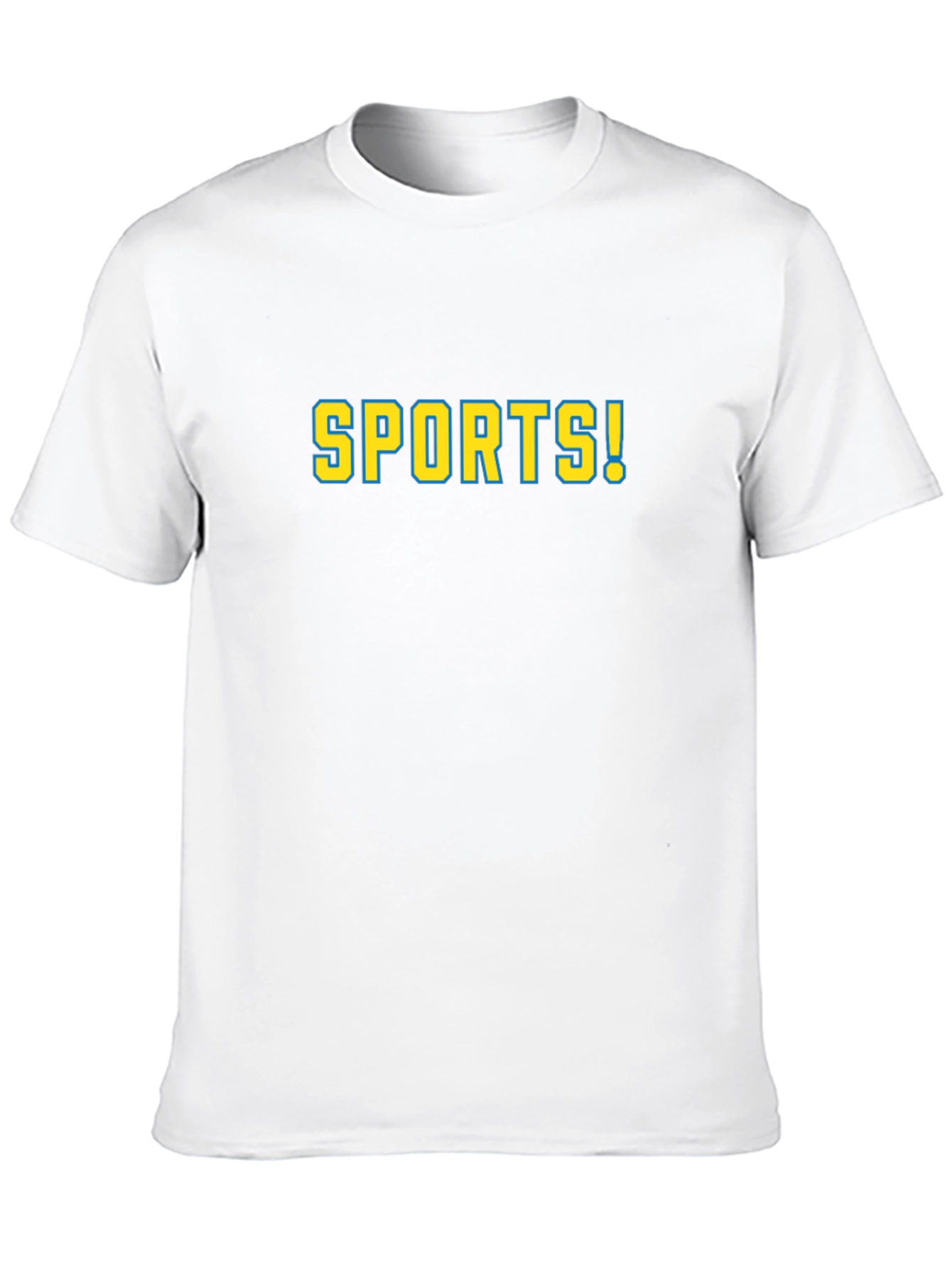 Sports! Graphic Tee - Black Cotton T-Shirt