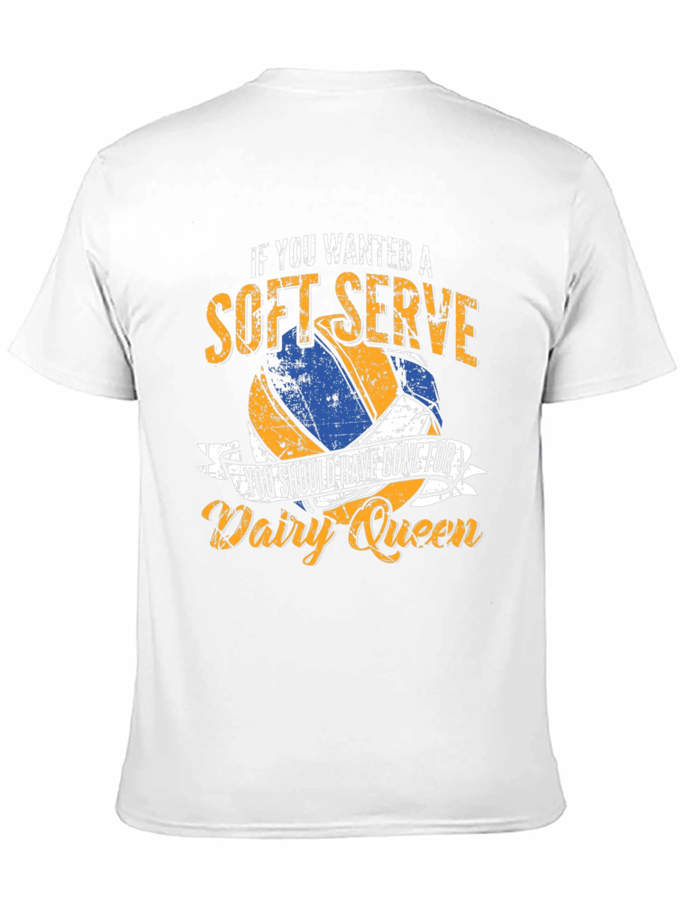 Soft Serve Volleyball T-Shirt - Dairy Queen Humor