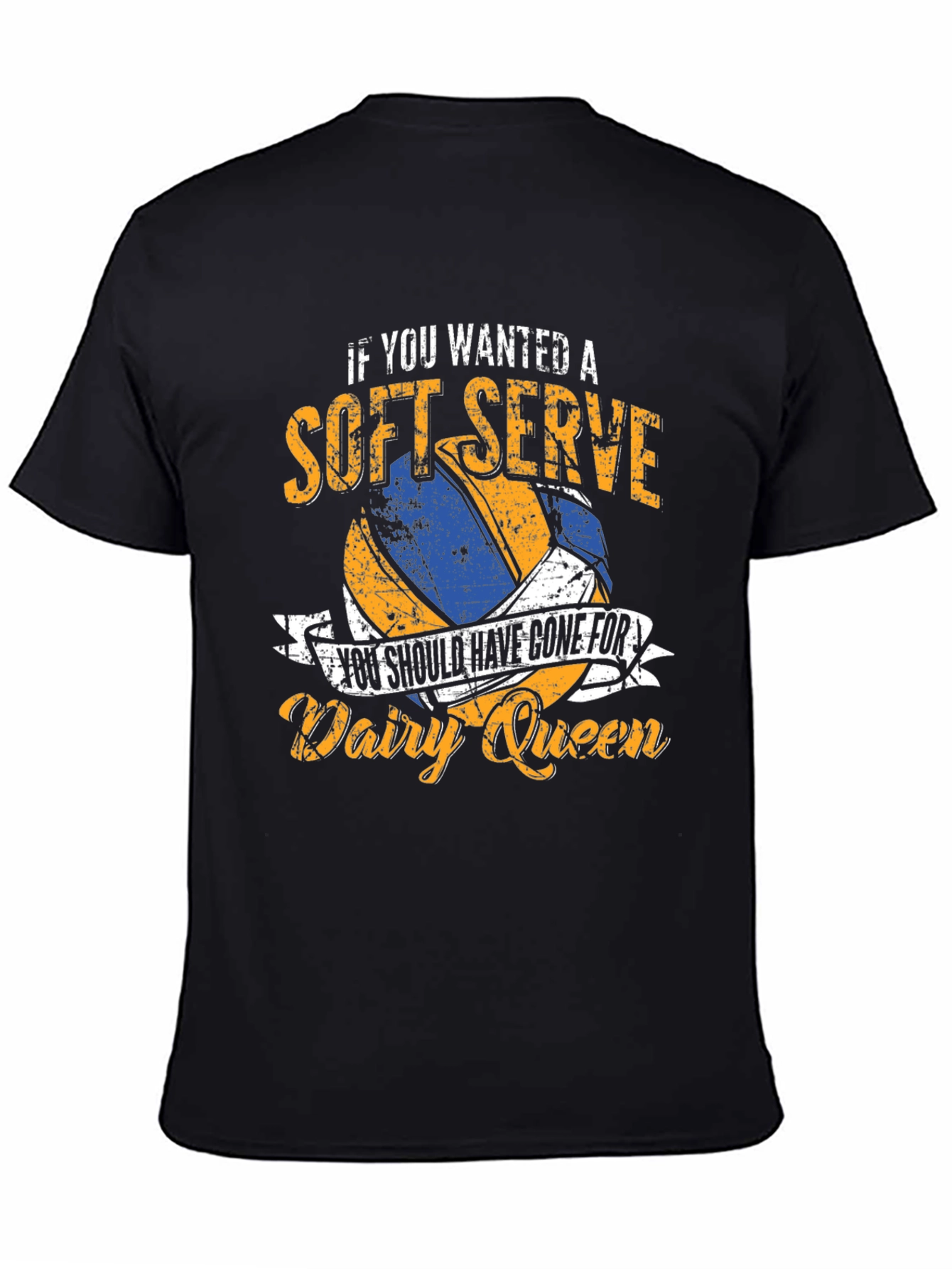 Soft Serve Volleyball T-Shirt - Dairy Queen Humor