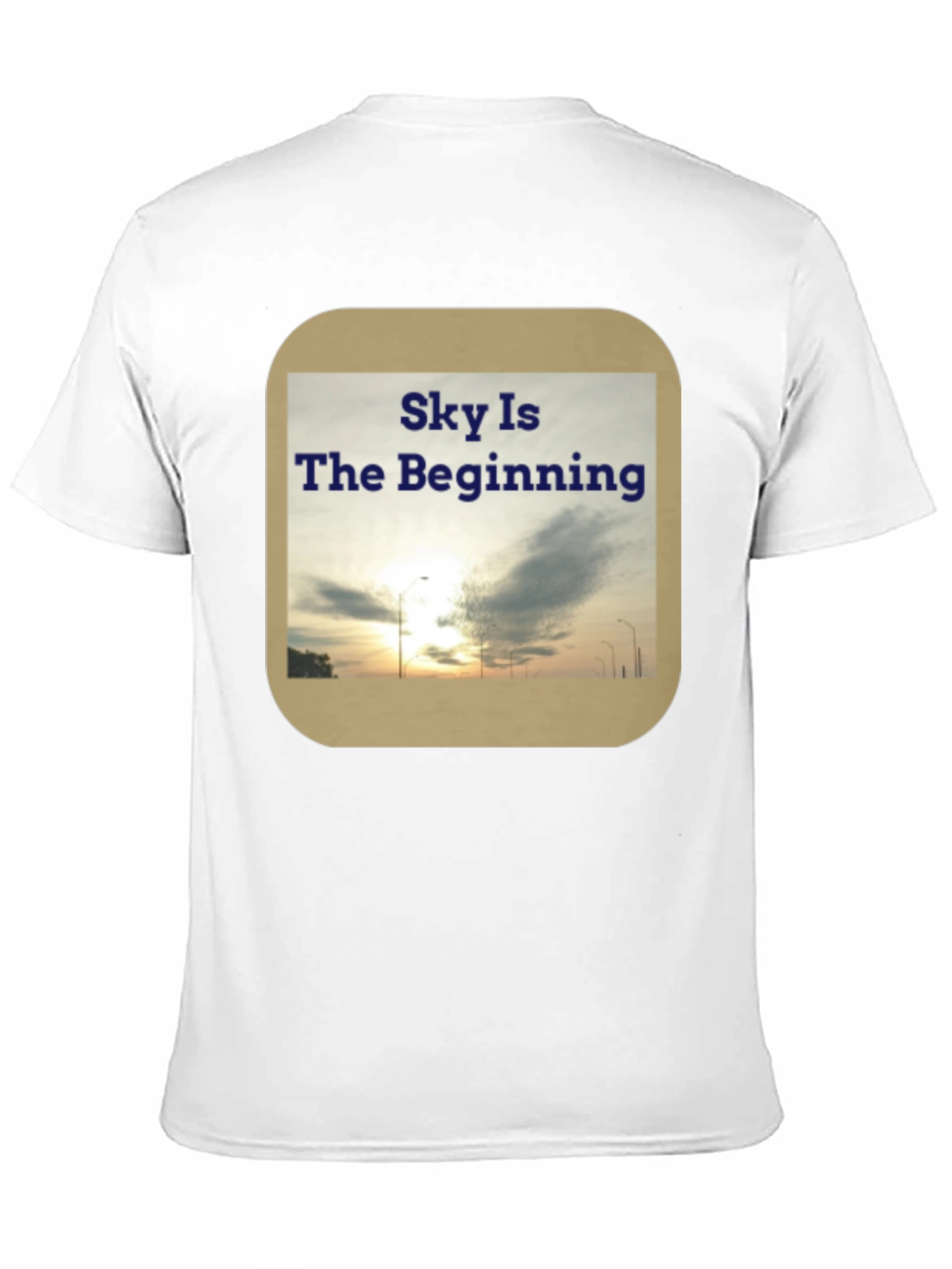 Sky Is The Beginning Graphic Tee - Black