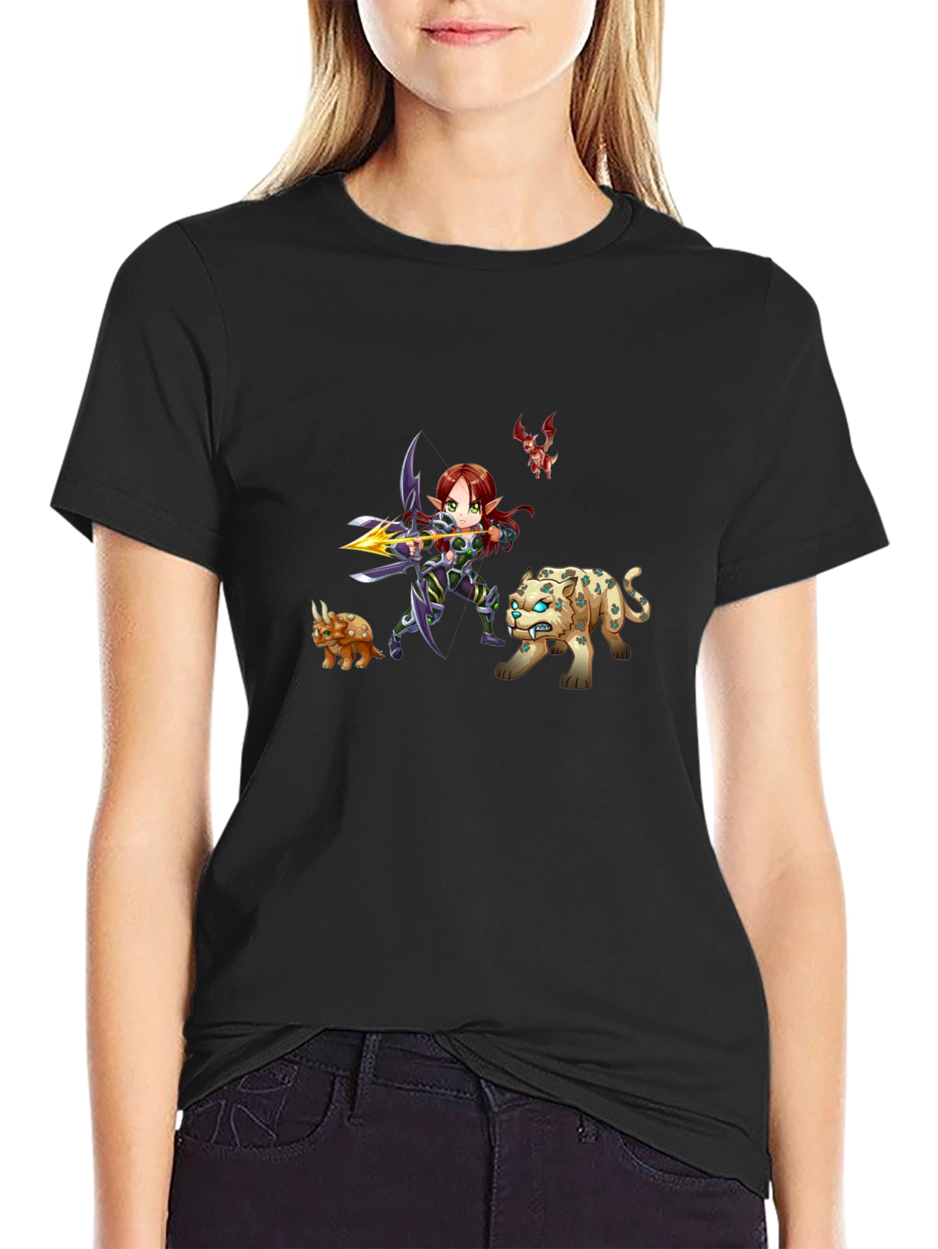 Fantasy Archer Graphic T-Shirt