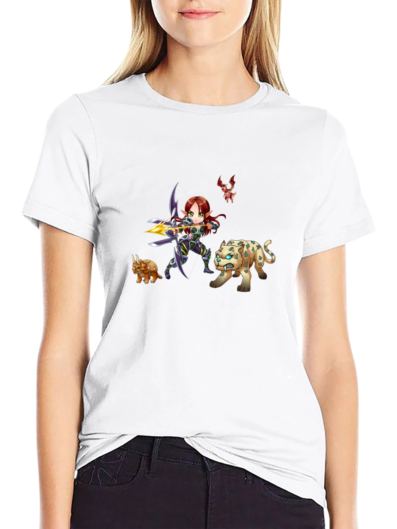 Fantasy Archer Graphic T-Shirt