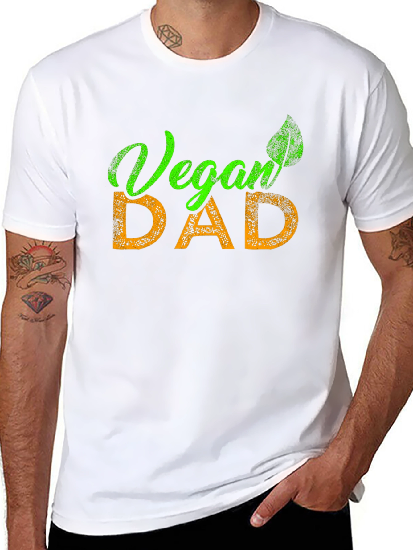 Vegan Dad T-Shirt - Plant Based Fathers Day Tee