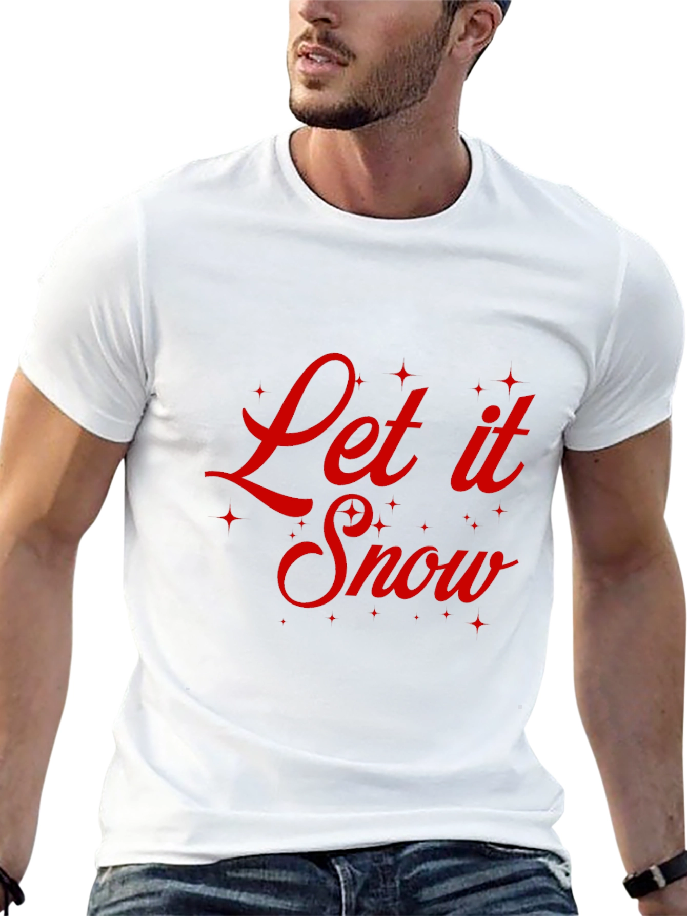 Let It Snow Graphic Tee - Holiday Cheer