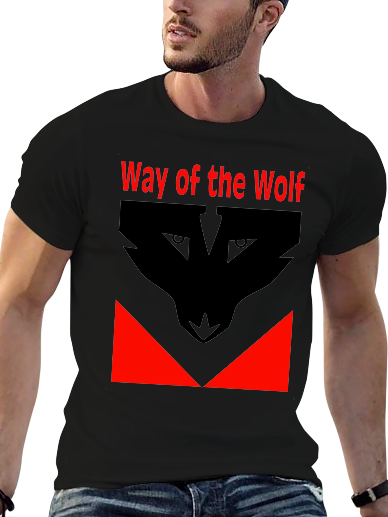 Way of the Wolf Graphic Tee - Black T-Shirt